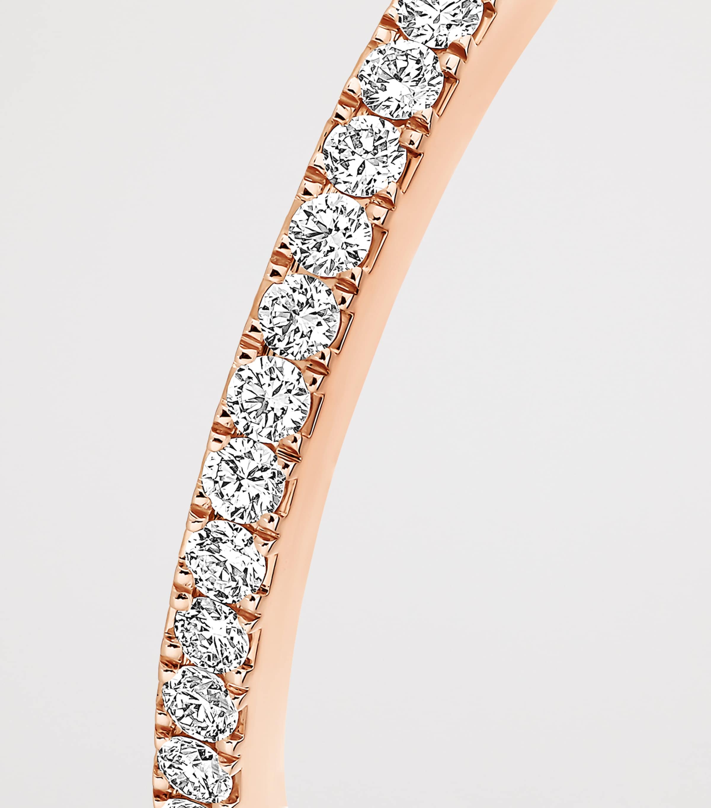 Messika Joy Rose Gold and Diamond Wedding Ring (0.40ct) Pink Gold Image 2