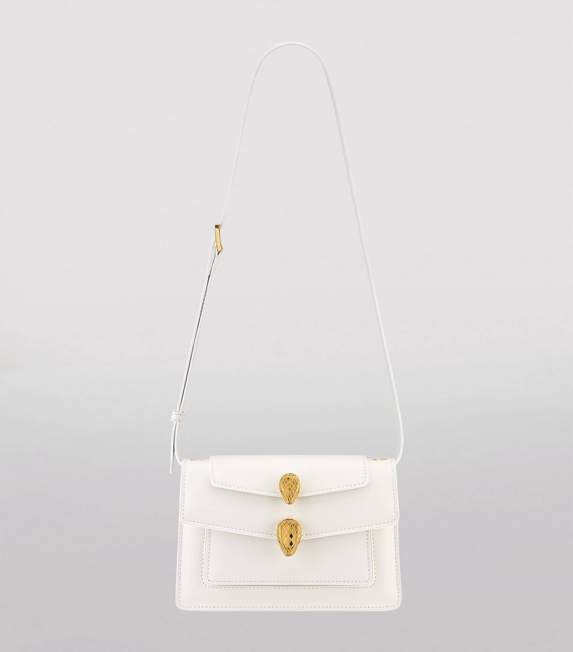 x Alexander Wang Leather Serpenti Multi-Wear Bag WHITE Image 4