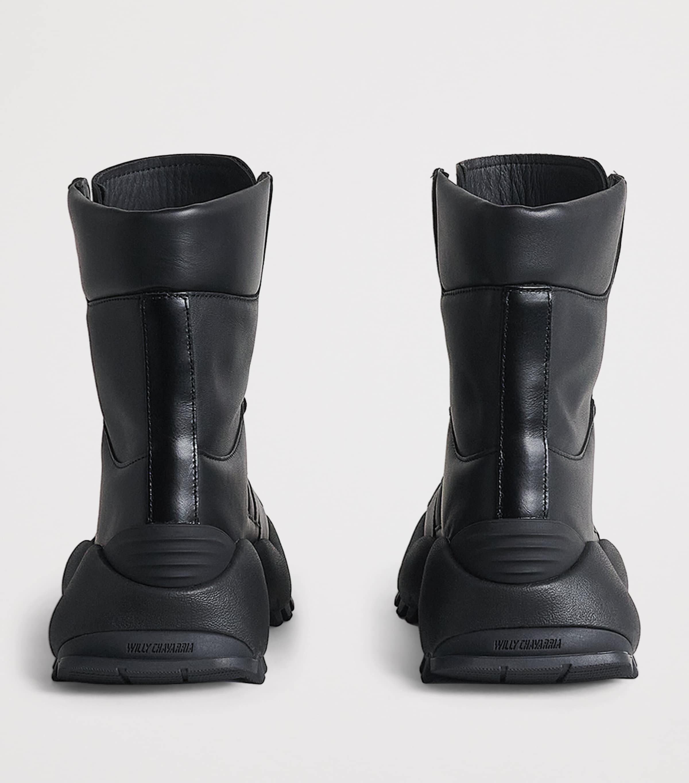 x adidas Leather Forum Lace-Up Boots BLACK Image 4