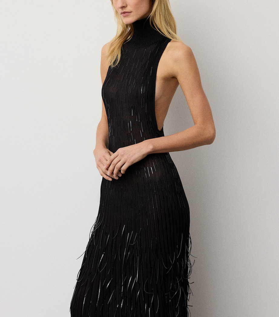 Ralph Lauren Collection Black Mulberry Silk Embellished Maxi Dress | Harrods US Ralph Lauren Collection Black Mulberry Silk Embellished Maxi Dress | Harrods US