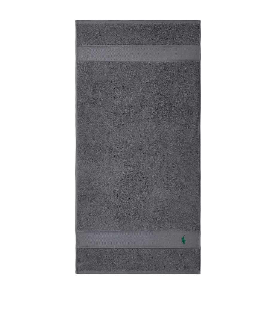 Polo Player Hand Towel (50cm x 100cm) BARCLAY HEATHER Image 2