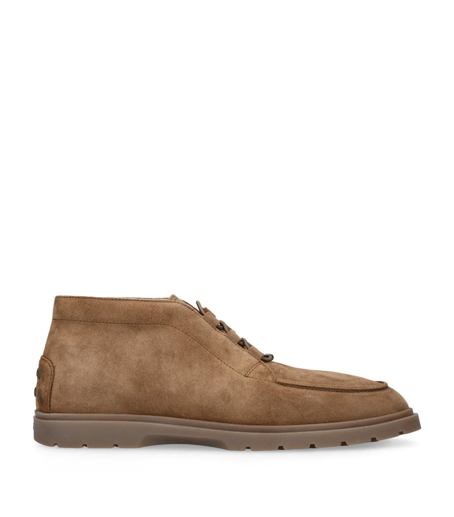 Suede Chukka Ankle Boots BROWN Image 1