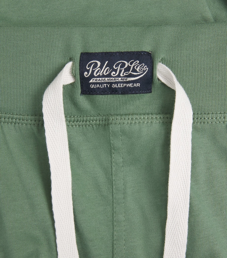 Polo Ralph Lauren Mens Cotton Jersey Pyjama Shorts Fatigue Image 6