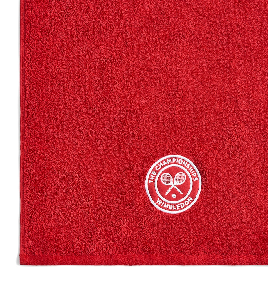Christy x Wimbledon Guest Towels (Pack of 2) Strawberry Image 2