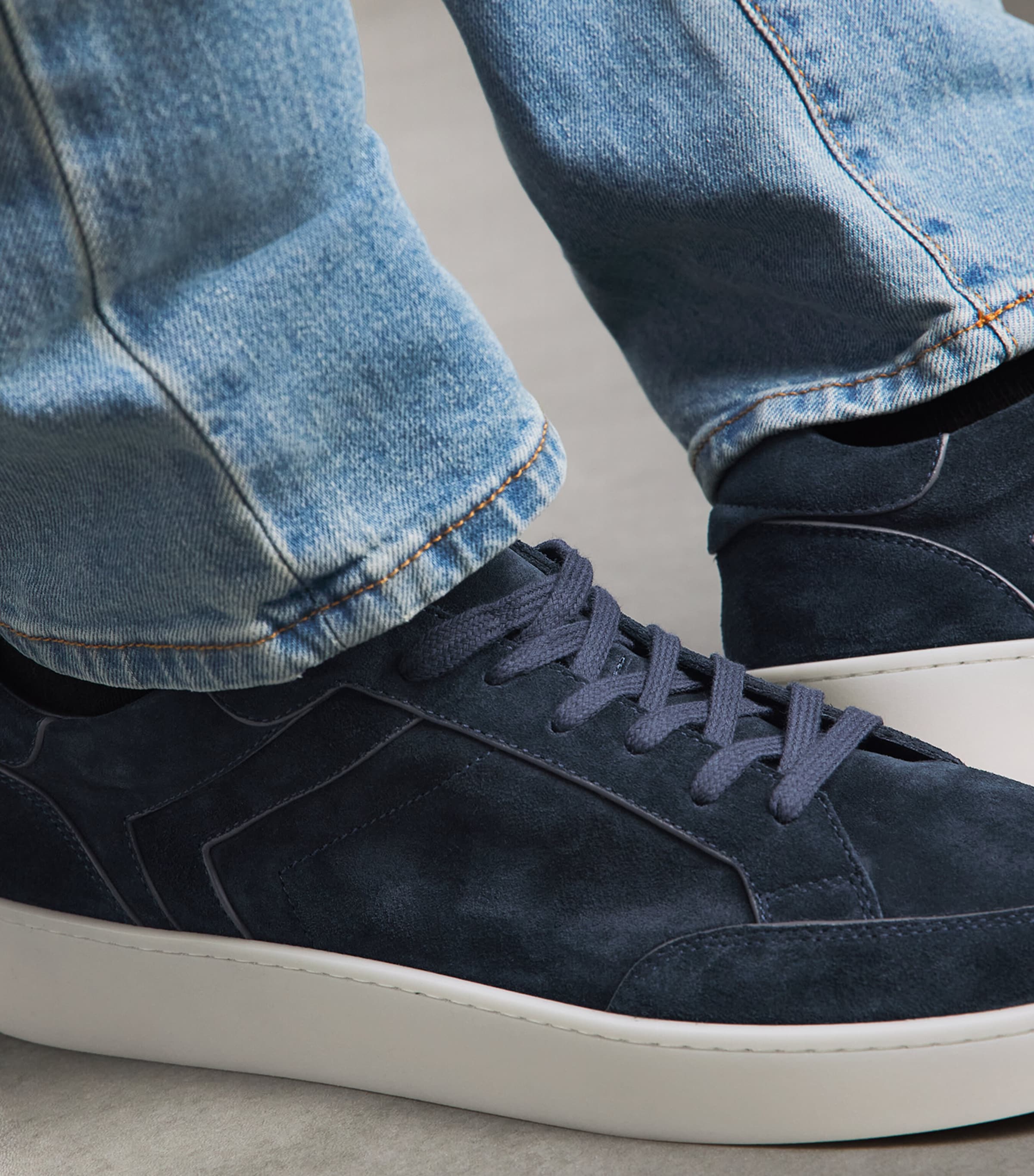 Canali Suede Nuvola Sneakers Image 2