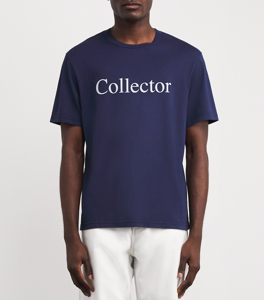 x Sotheby's Cotton Collector T-Shirt NAVY Image 3