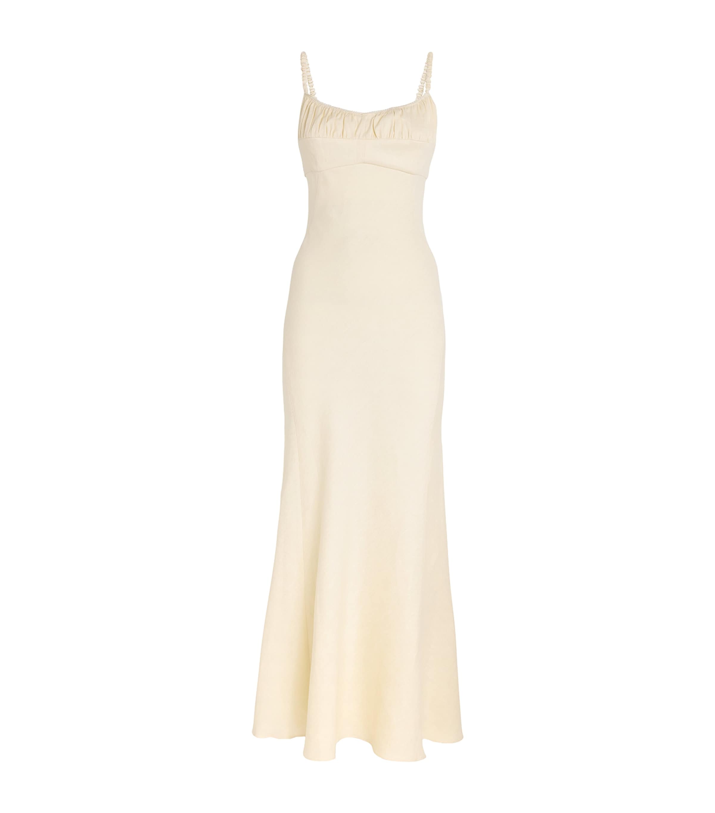 【SANDRO】Linen Blend Maxi Dress Sandro Paris Linen-Blend Maxi Dress | Harrods UK