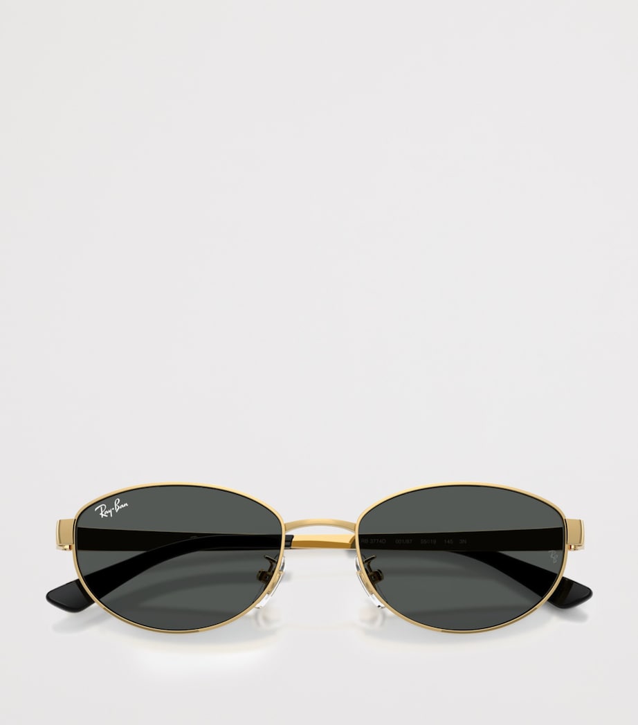RB3774D Metal Oval Sunglasses 001/87 Image 5