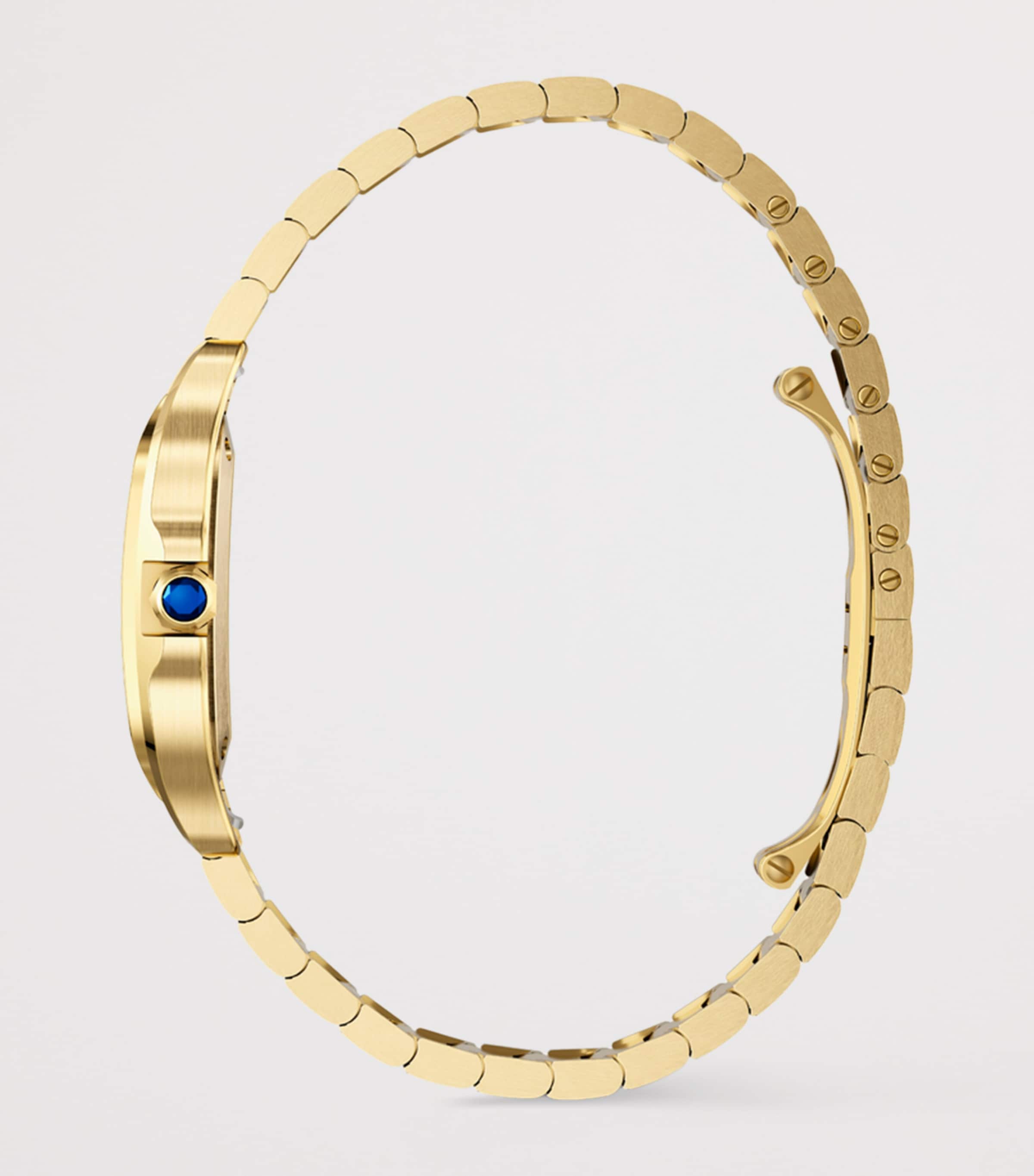 Cartier Small Yellow Gold Santos de Cartier Watch 34.5mm Yellow Gold Image 5