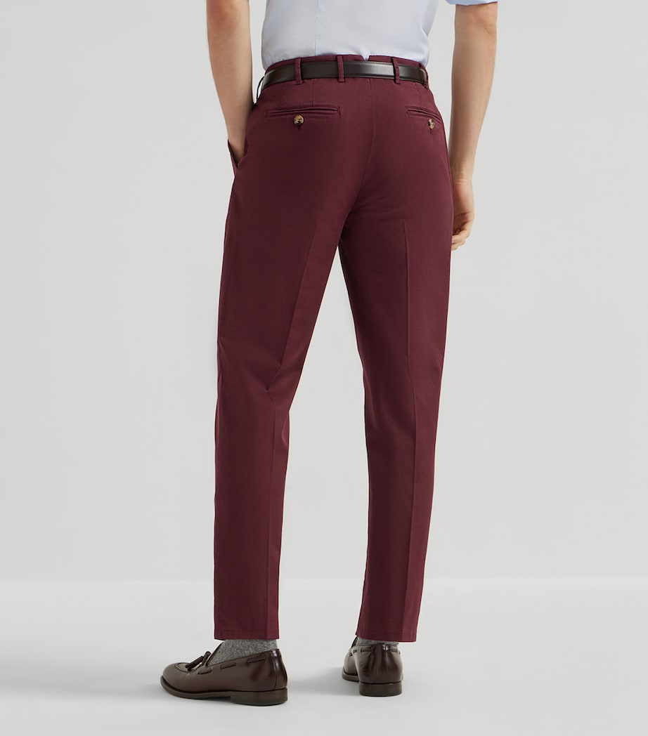 Stretch-Cotton Tailored Trousers C6030 Image 4