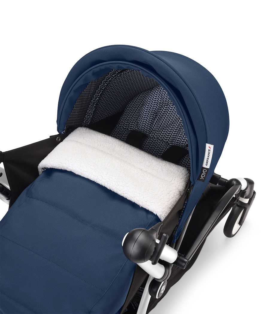 YOYO 0+ Newborn Stroller Seat Pack (0-6 Months) AIR FRANCE BLUE Image 2
