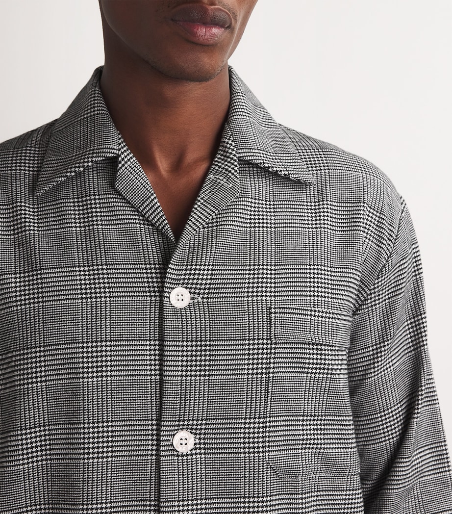 Check Kelburn Pyjama Set 042 BLACK Image 6