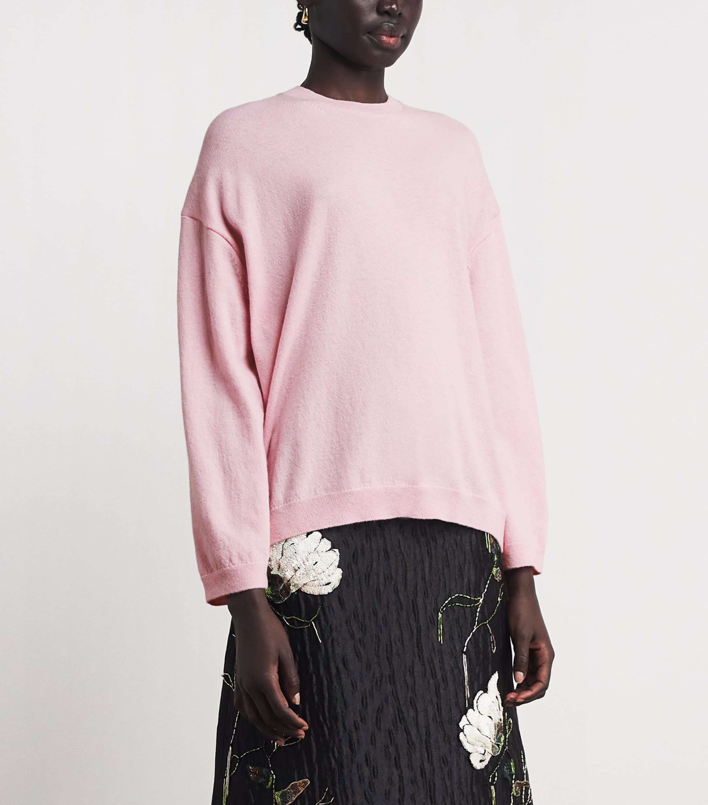 BITE Studios Womens Wool Noe Sweater Rose Pink Image 4