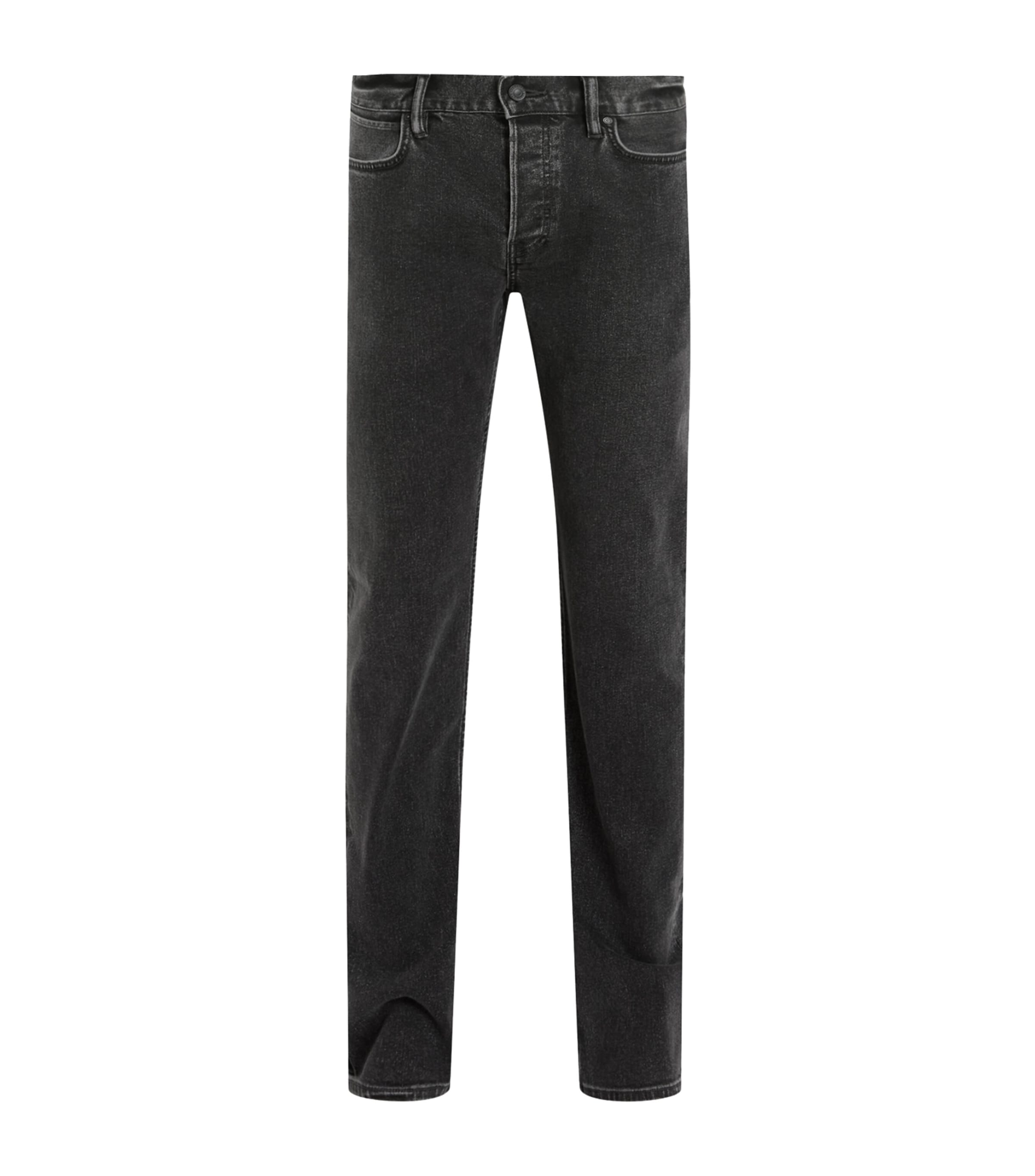 Shop Allsaints Iggy Slim Jeans In Black