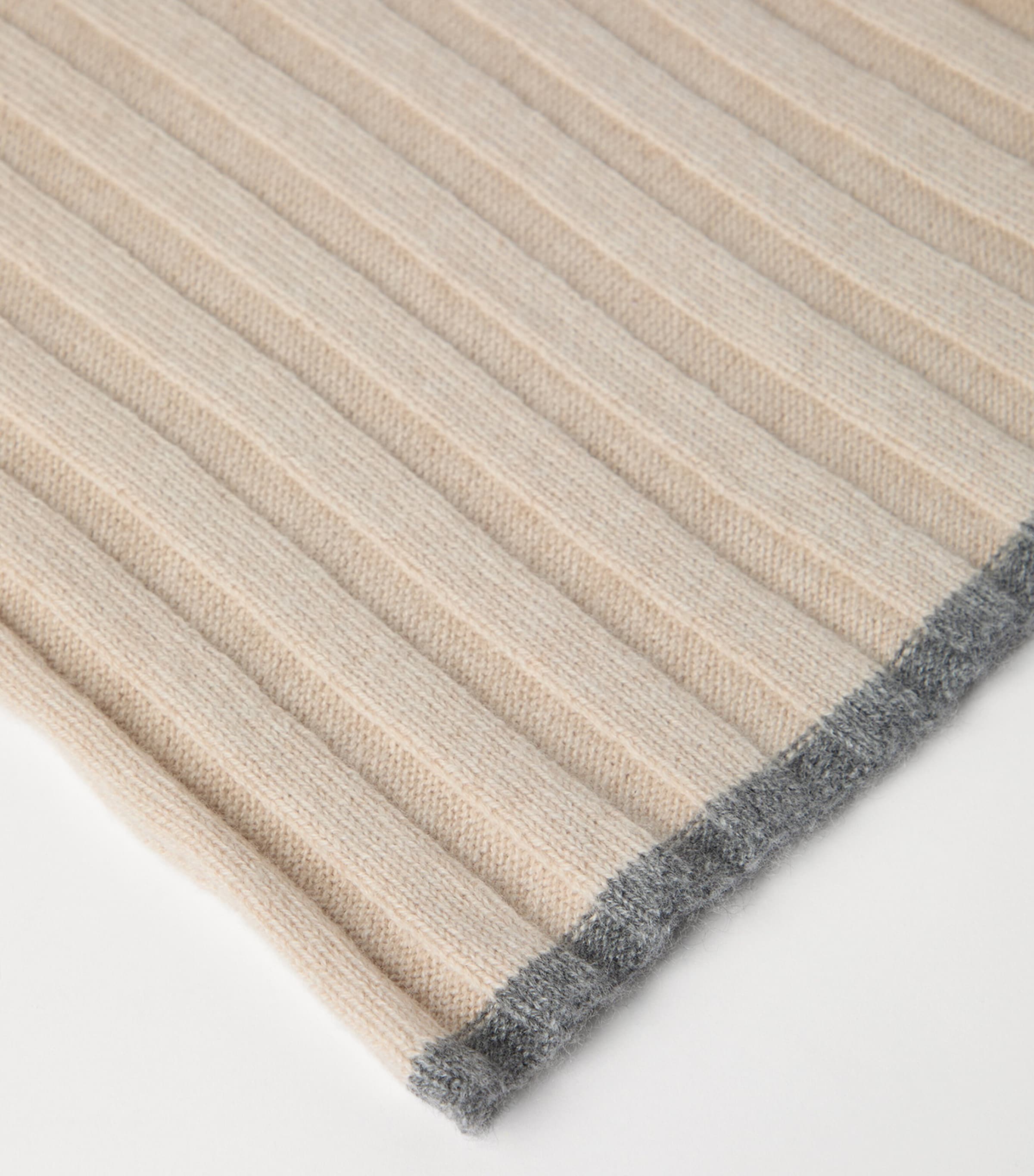 Cashmere Ribbed Scarf CZ695 Image 3