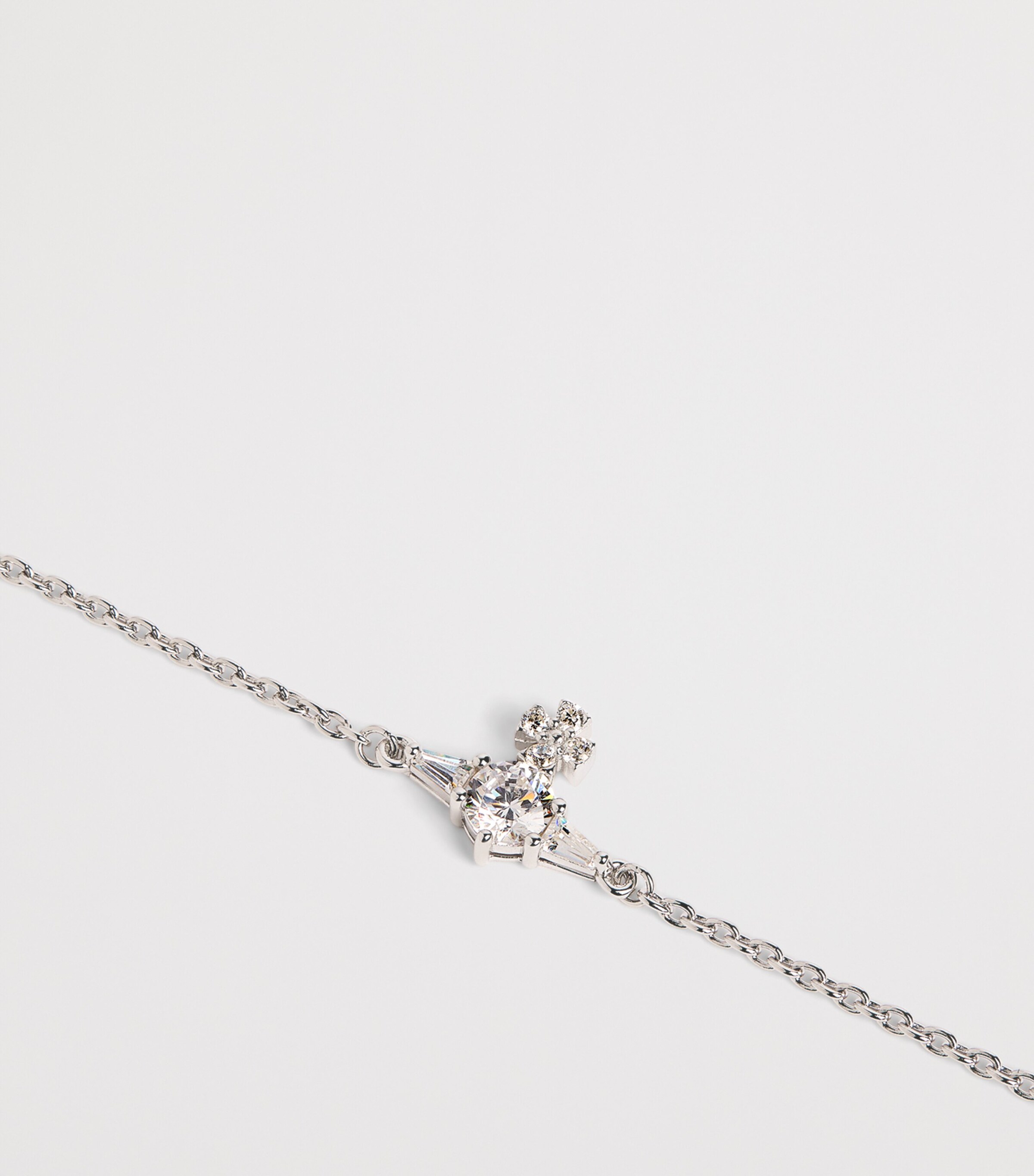 Crystal-Embellished Ofelia Bracelet P102 PLTNM/WHT Image 3