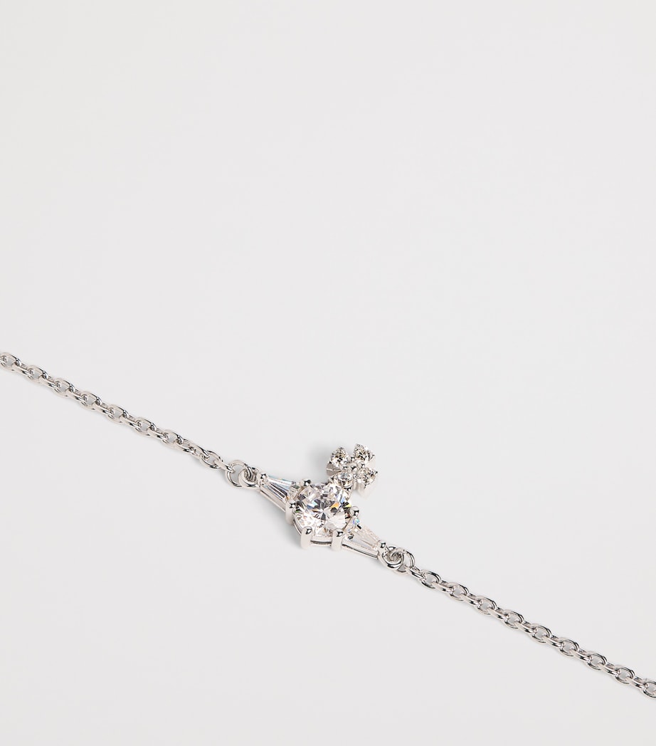 Crystal-Embellished Ofelia Bracelet P102 PLTNM/WHT Image 3