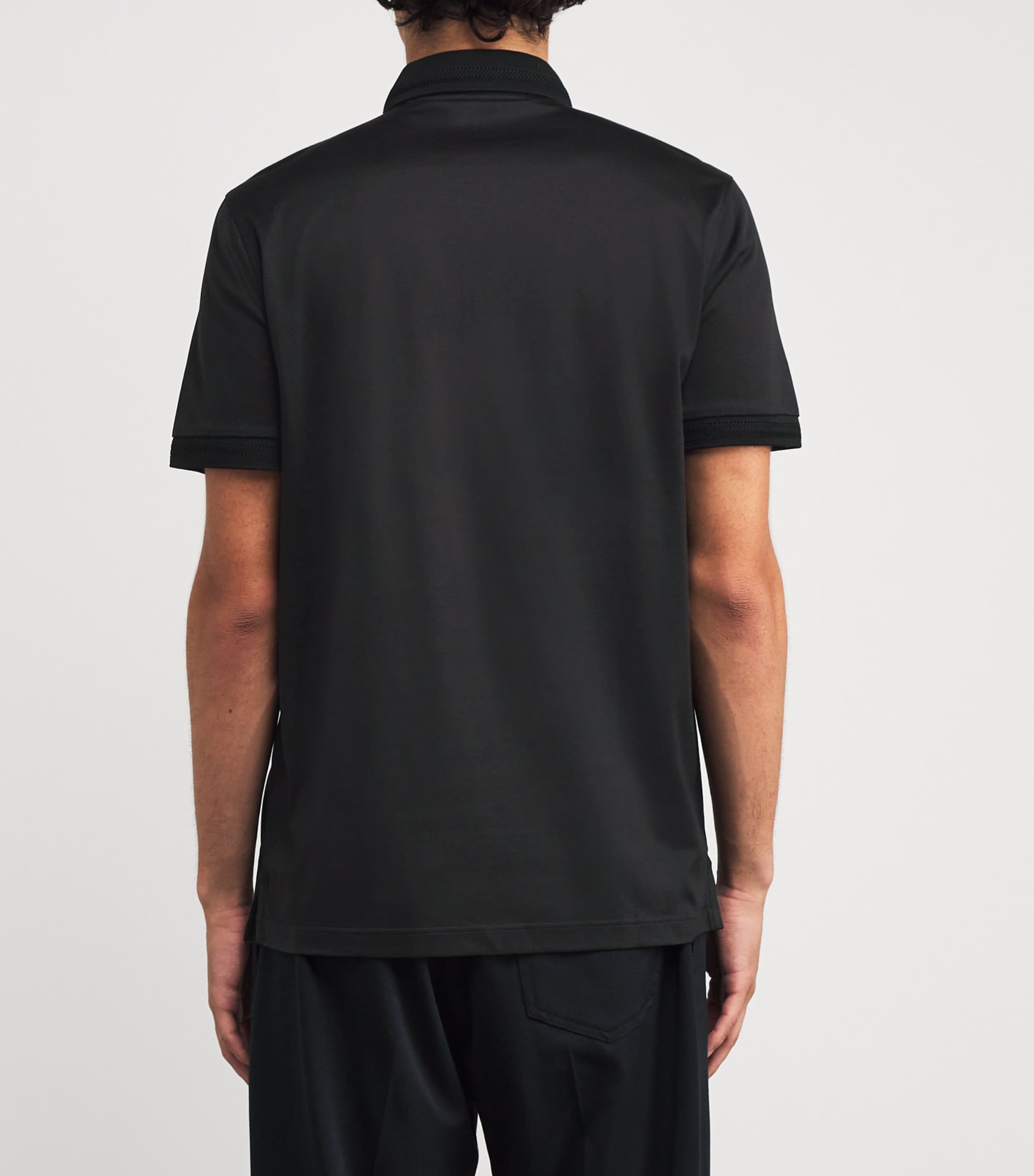 Cotton Jersey Polo Shirt 4L.5 VICUNA 4L25/26 Image 4