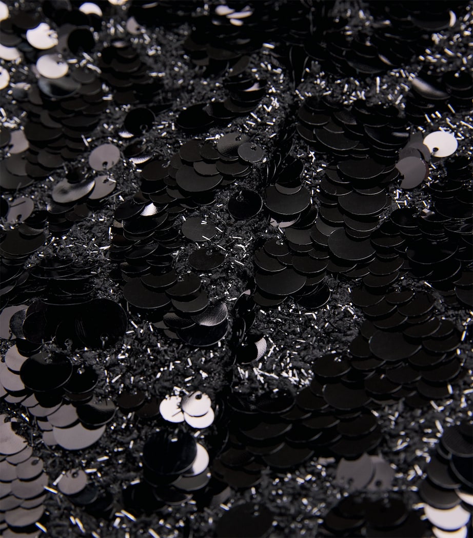 Sequinned Shai Jacket BLAC BLACK Image 5