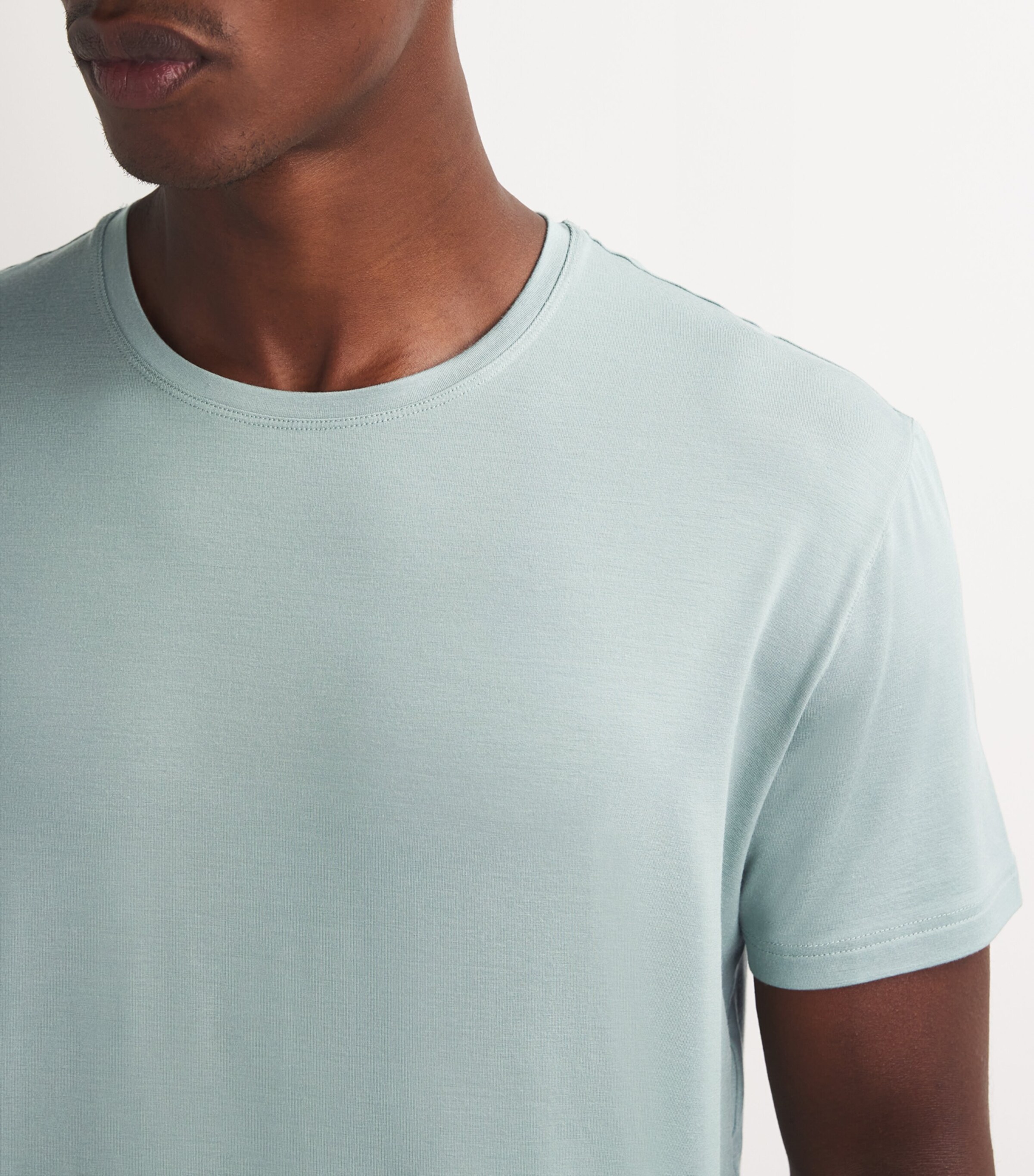 Derek Rose Mens Basel T-Shirt Green Image 6