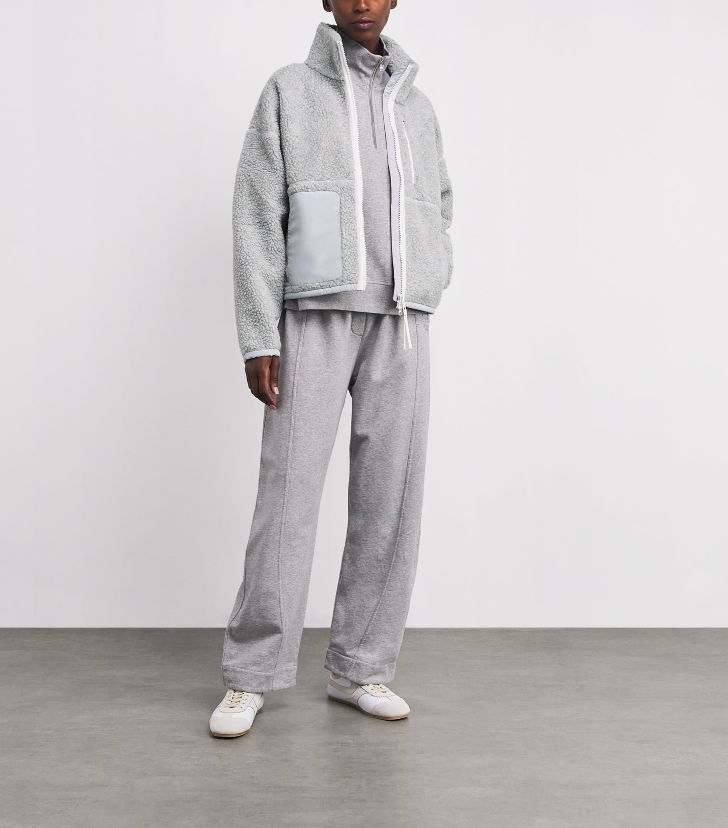 Wool-Blend Fleece Simcoe Jacket 9309 SLVRBRCH HEATHR Image 2