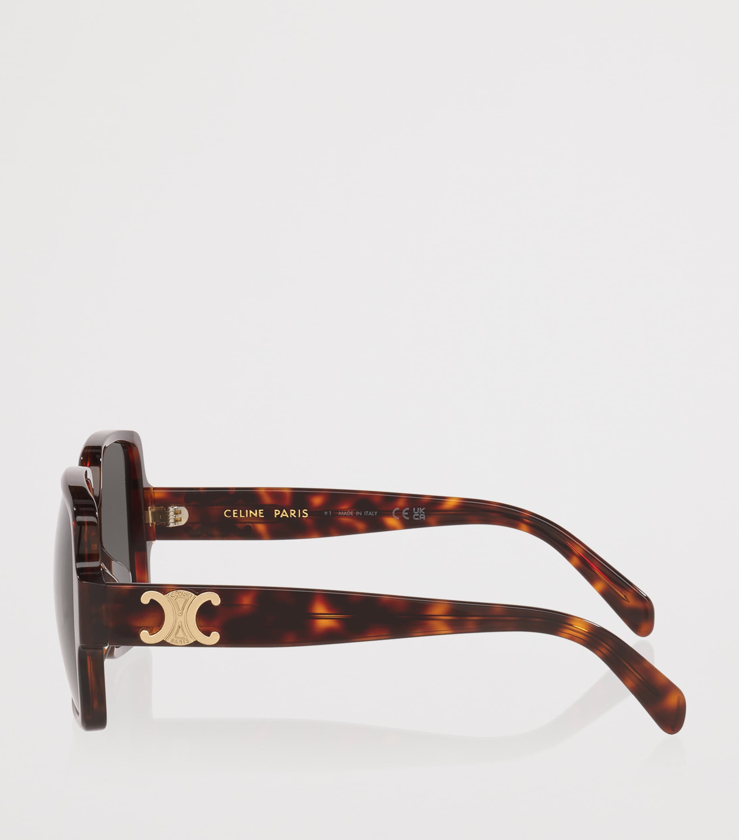 Celine Tortoiseshell Triomphe CL40316U Square Sunglasses Image 3