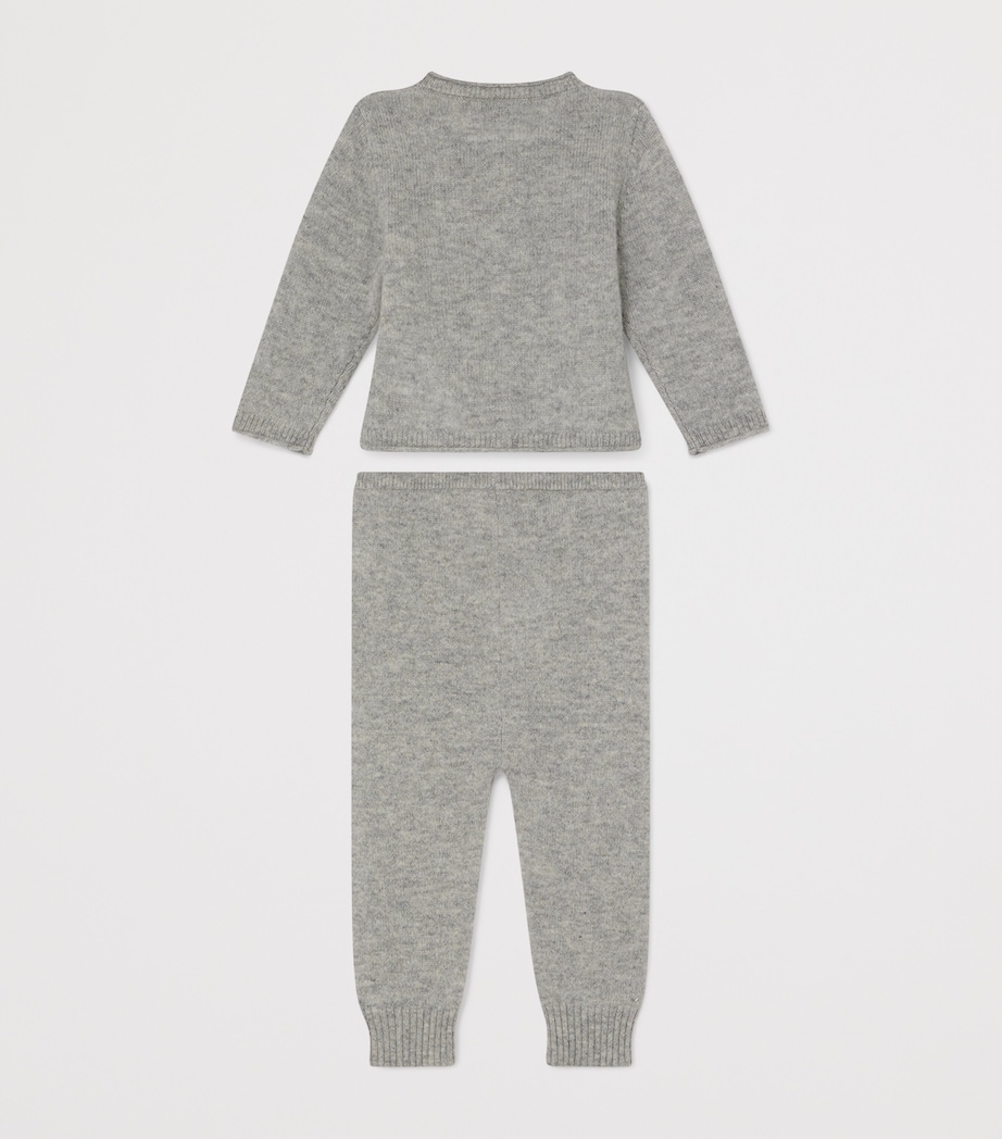 Cashmere Cardigan (24-36 Months) GRIS CHINE C. Image 2