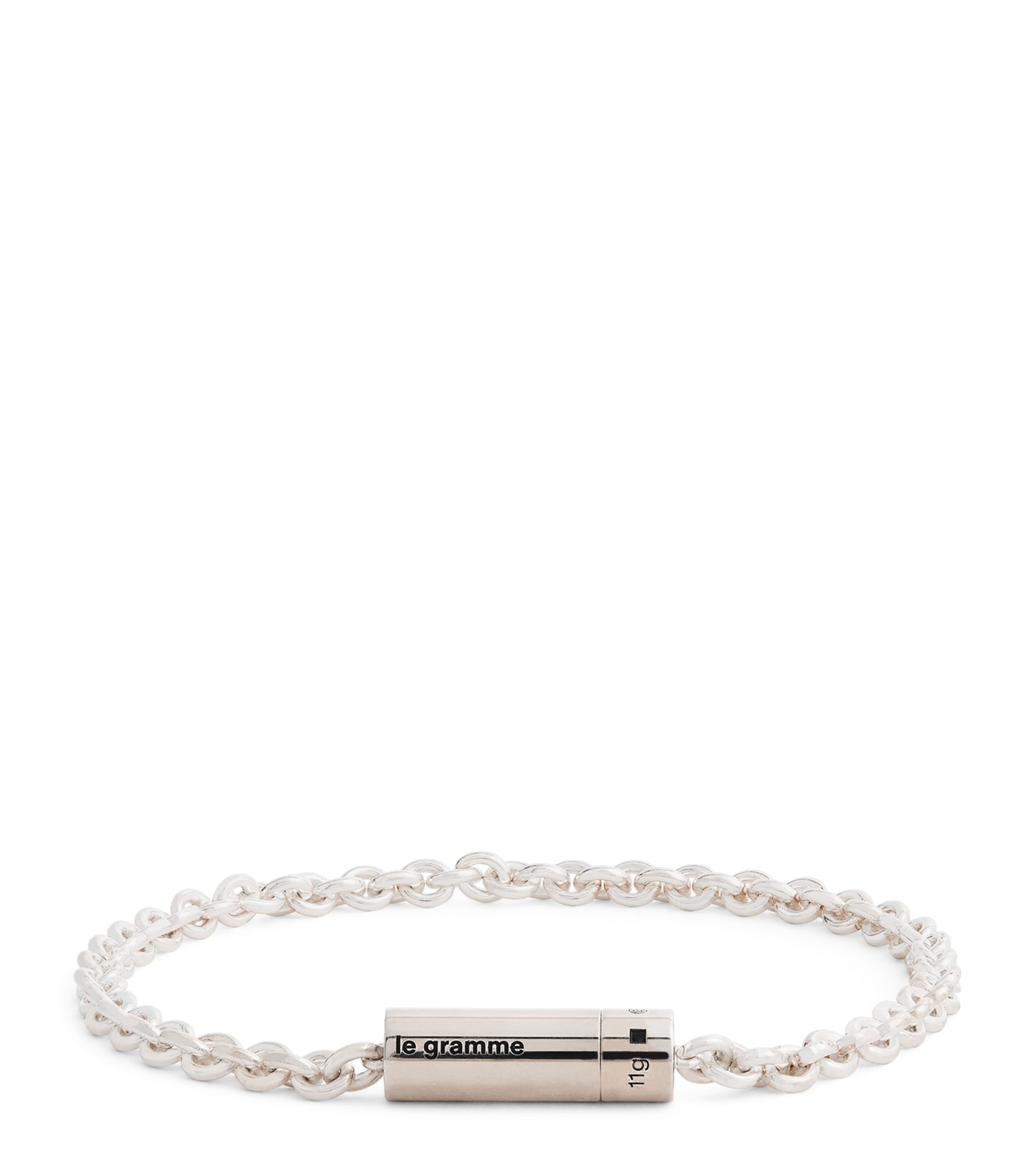 Le Gramme Sterling Silver Chain Cable Bracelet