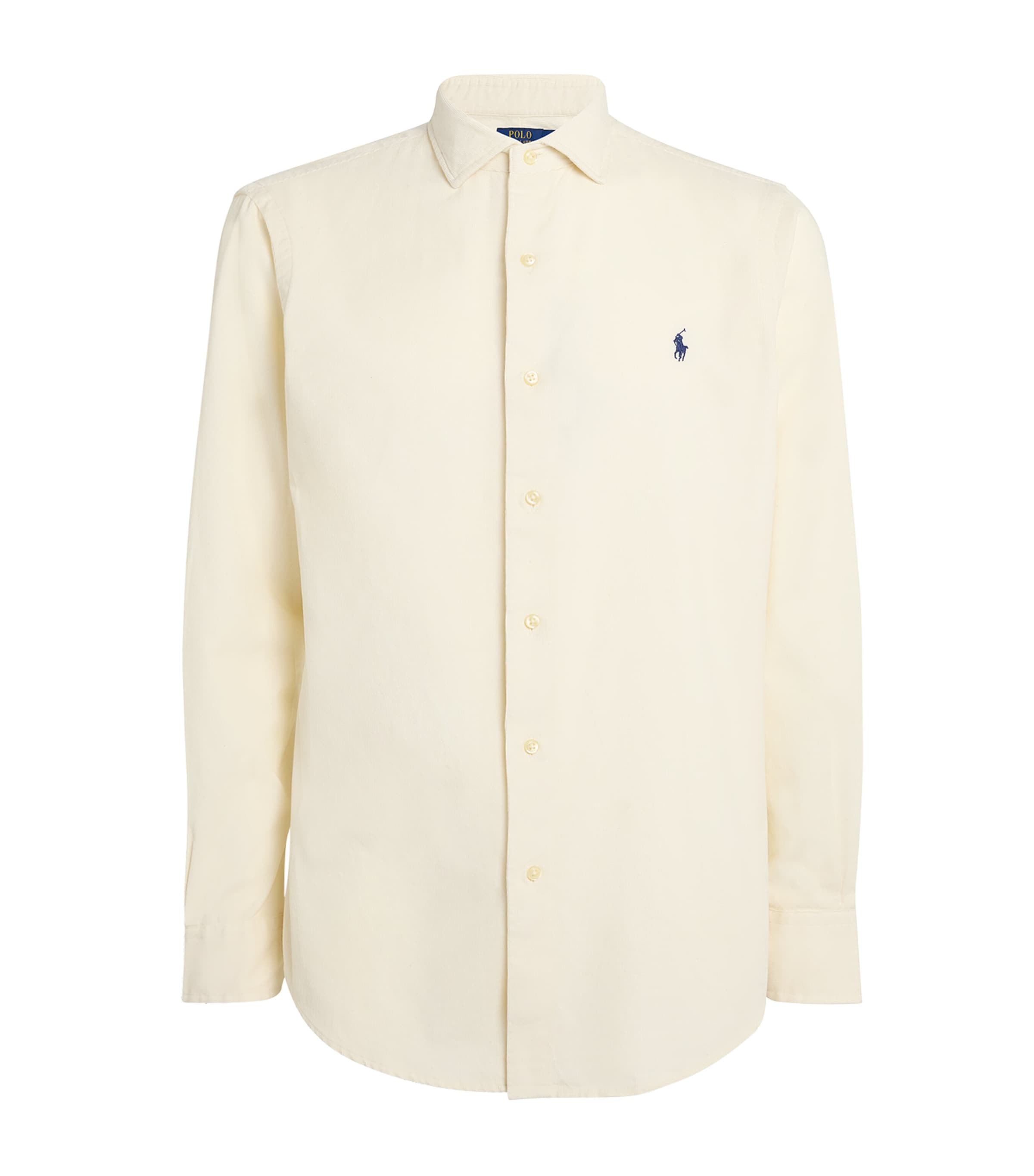 Cotton Corduroy Logo Shirt NATURAL Image 1