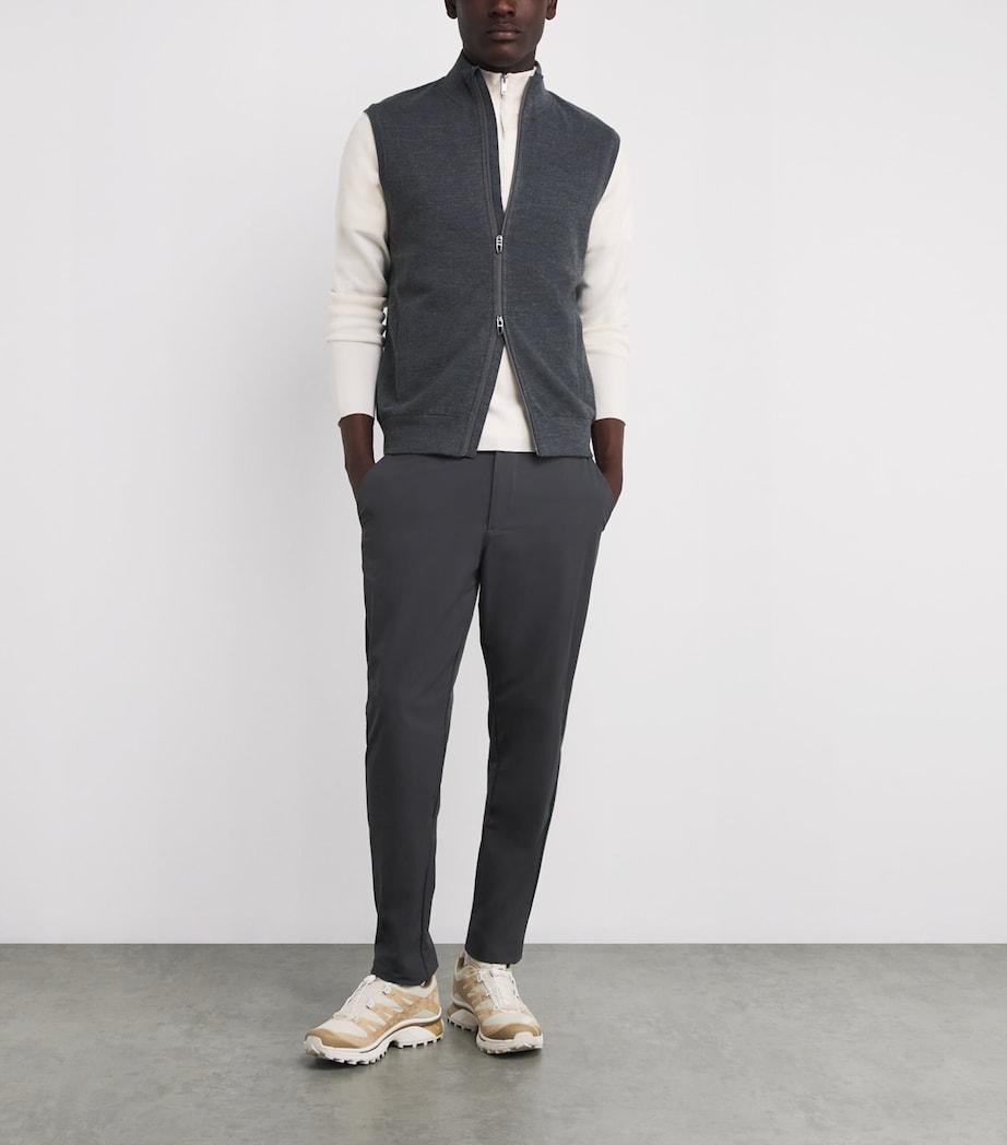 COOLMAX Zip-Up Sweater Vest FORTRESS GREY Image 2