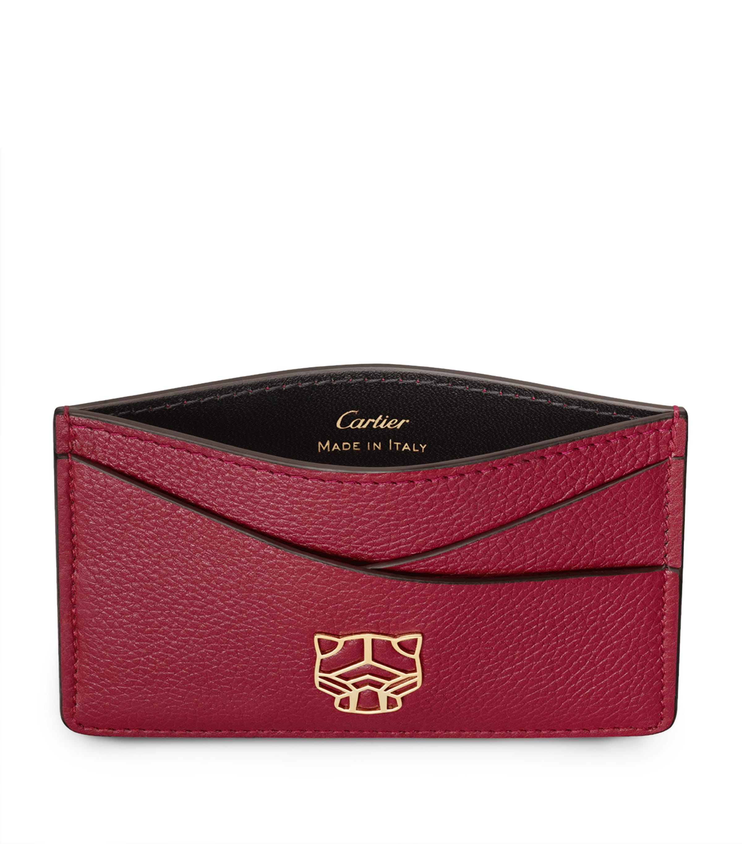 Cartier Leather Panthère de Cartier Card Holder | Harrods UK