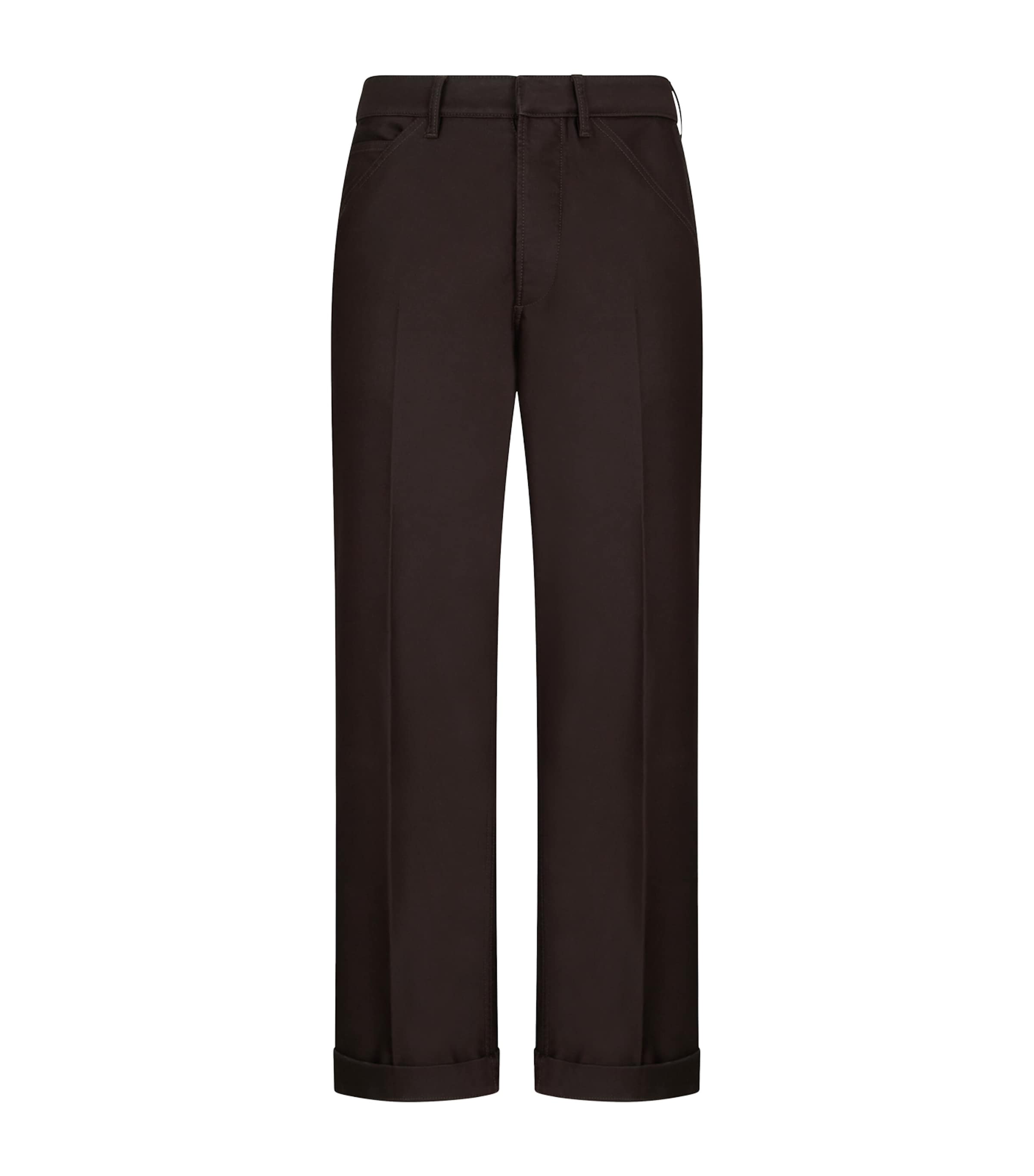 TOM FORD Mens Cotton Carpenter Trousers Edb Image 1