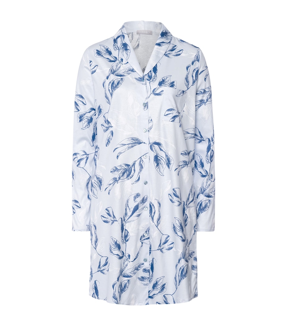 Cotton Garden Print Nightdress FROSTY GARDEN Image 1