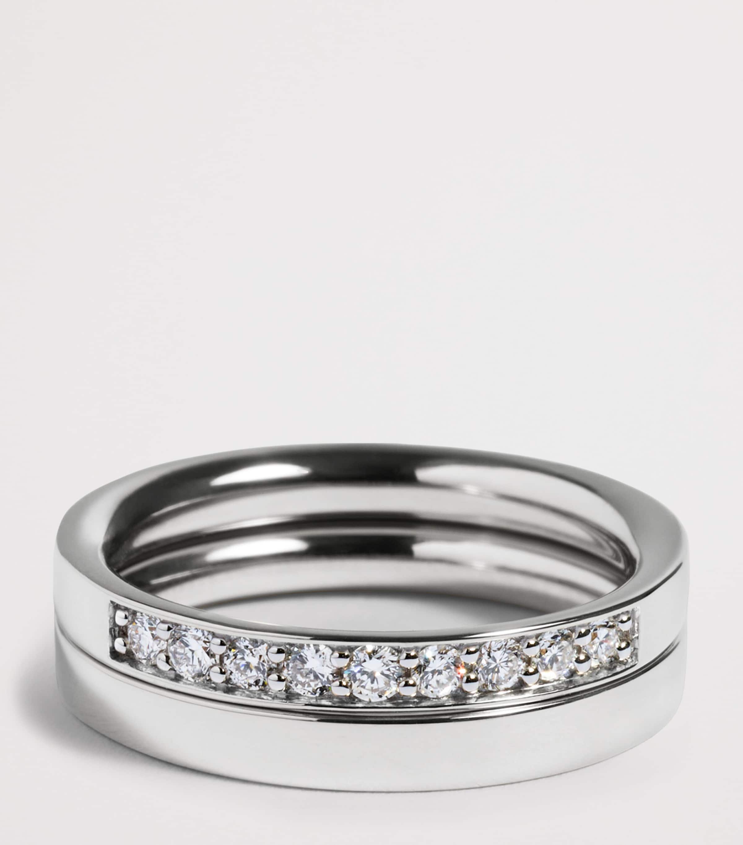 Monica Vinader Sterling Silver Essential Stacking Ring Silver Image 4