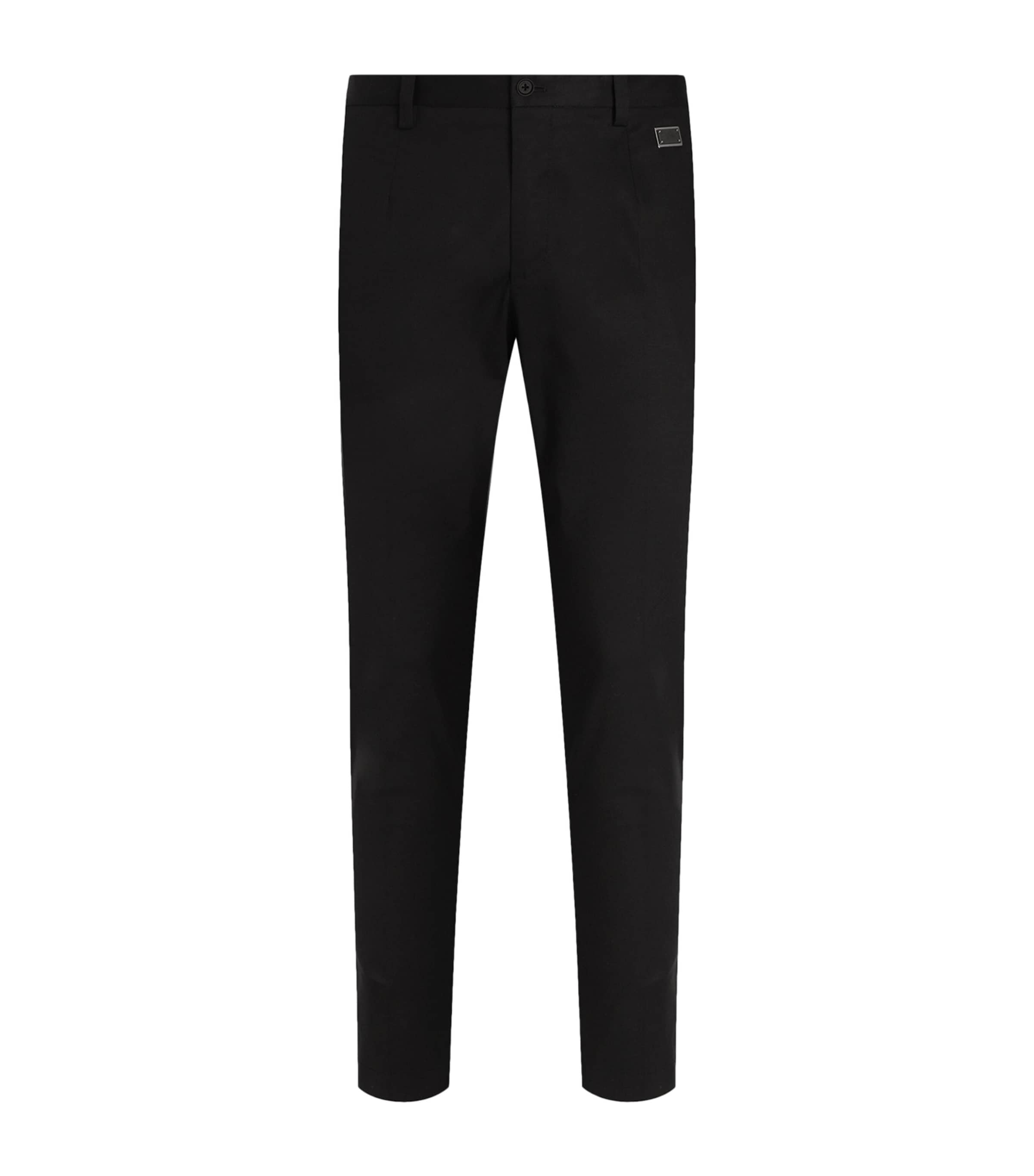 Dolce & Gabbana Stretch Wool Pants With Re-edition Label