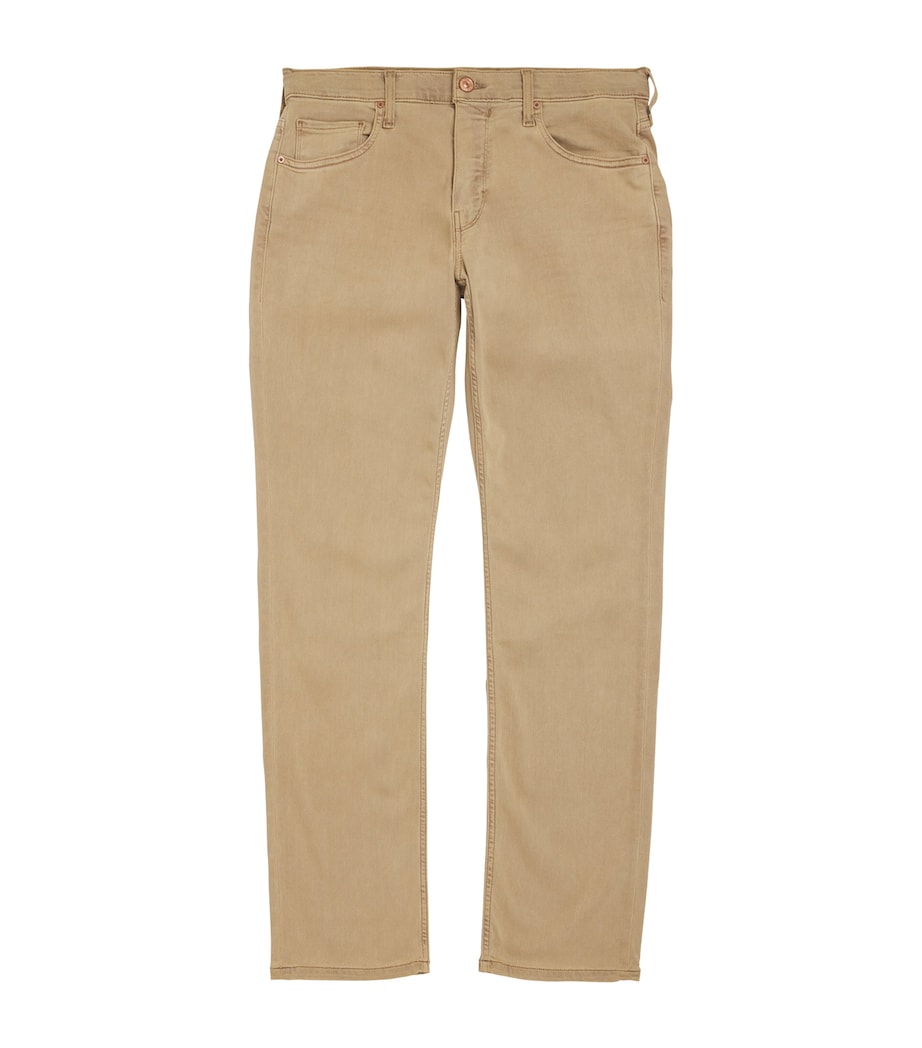 PAIGE Mens Normandie Straight Jeans Vintage Light Oak Image 1