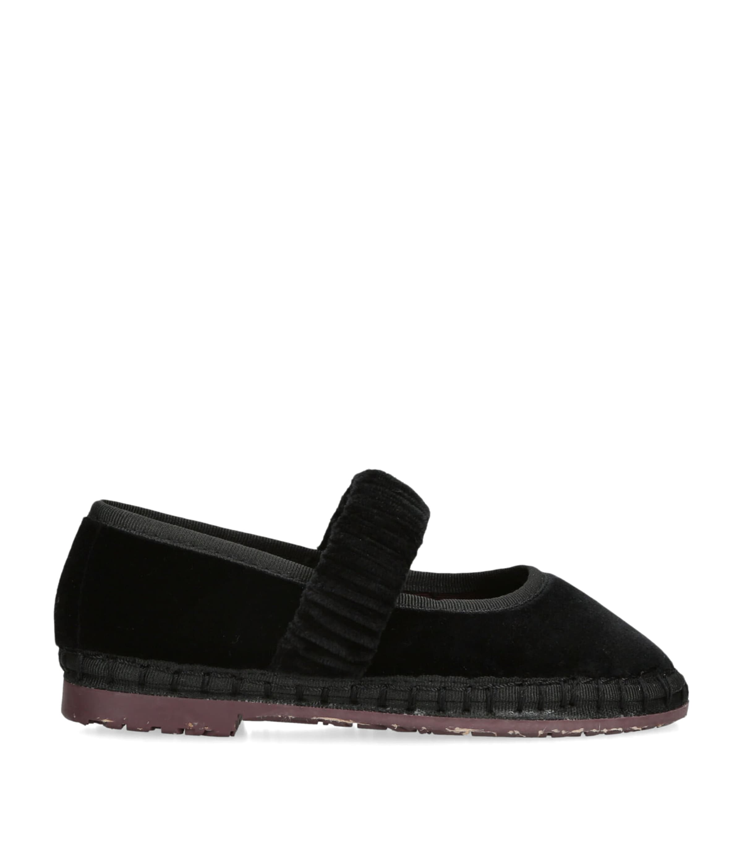 Flabelus Velvet Mafalda Espadrilles Black Image 1