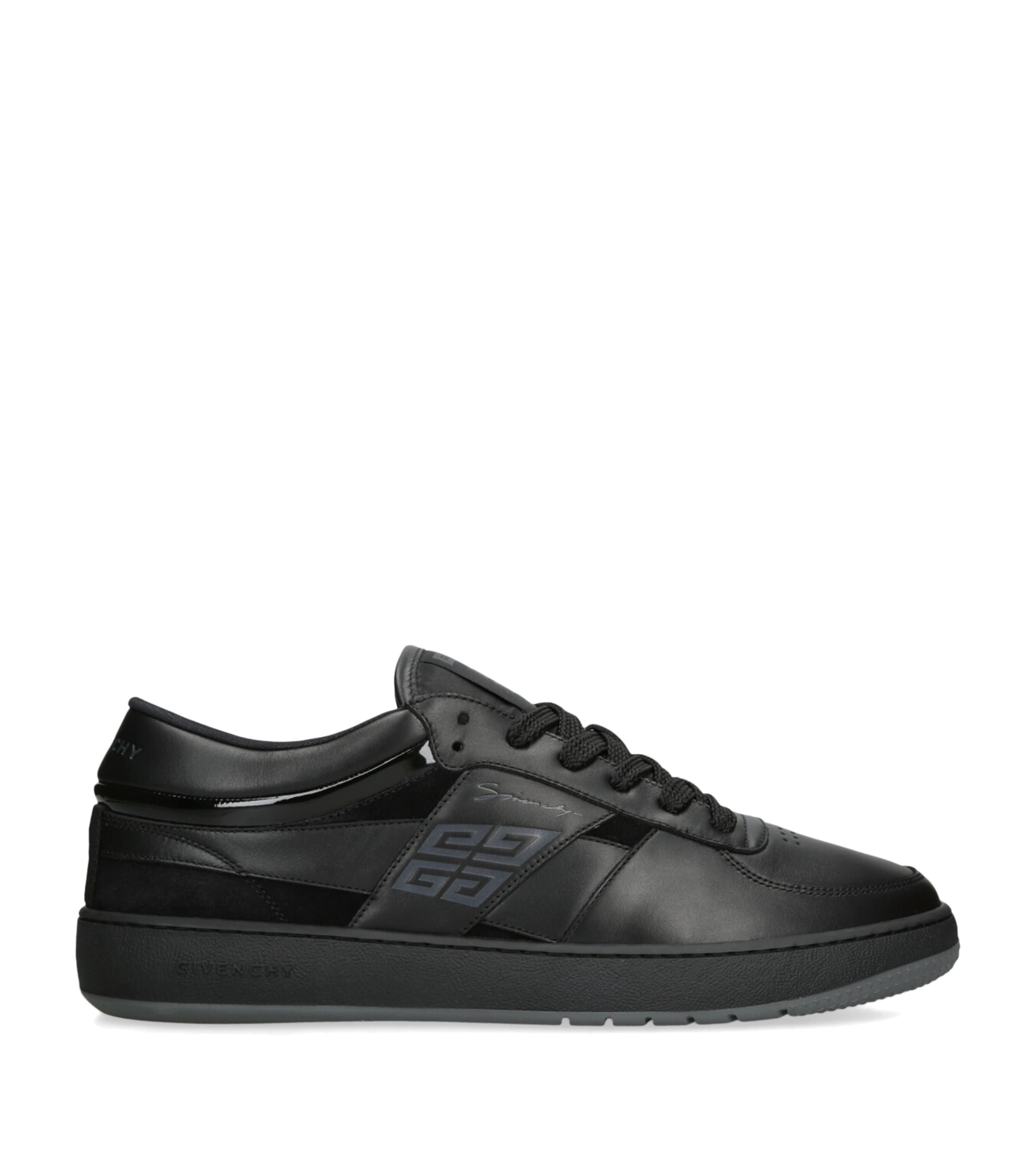 Givenchy G Move Low-top Sneakers In Calf Leather In Black