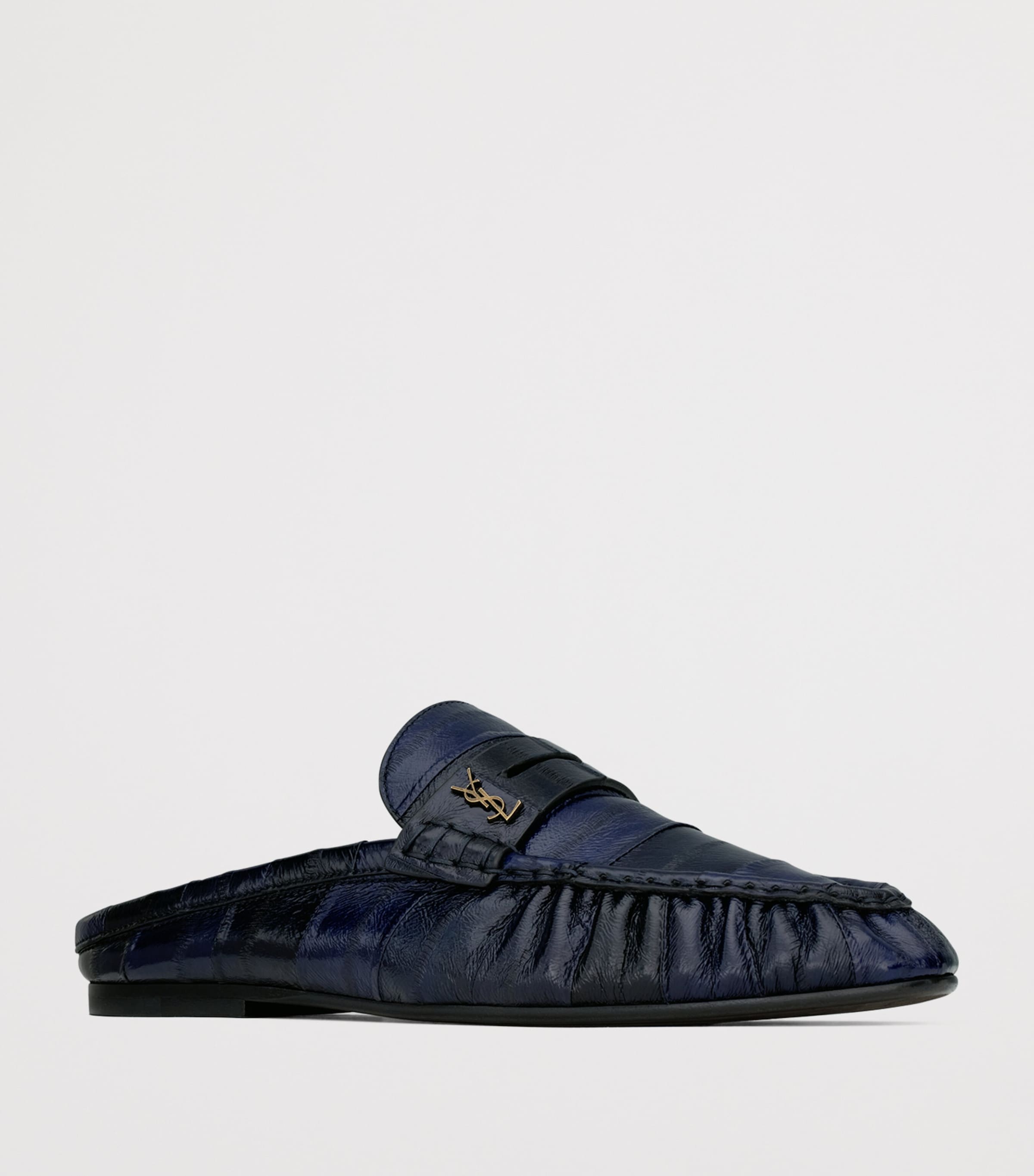 Saint Laurent Womens Leather Le Loafer Mules Image 3