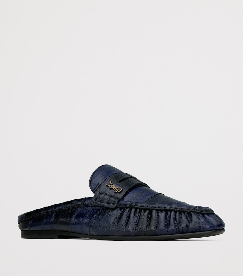 Saint Laurent Womens Leather Le Loafer Mules Image 3