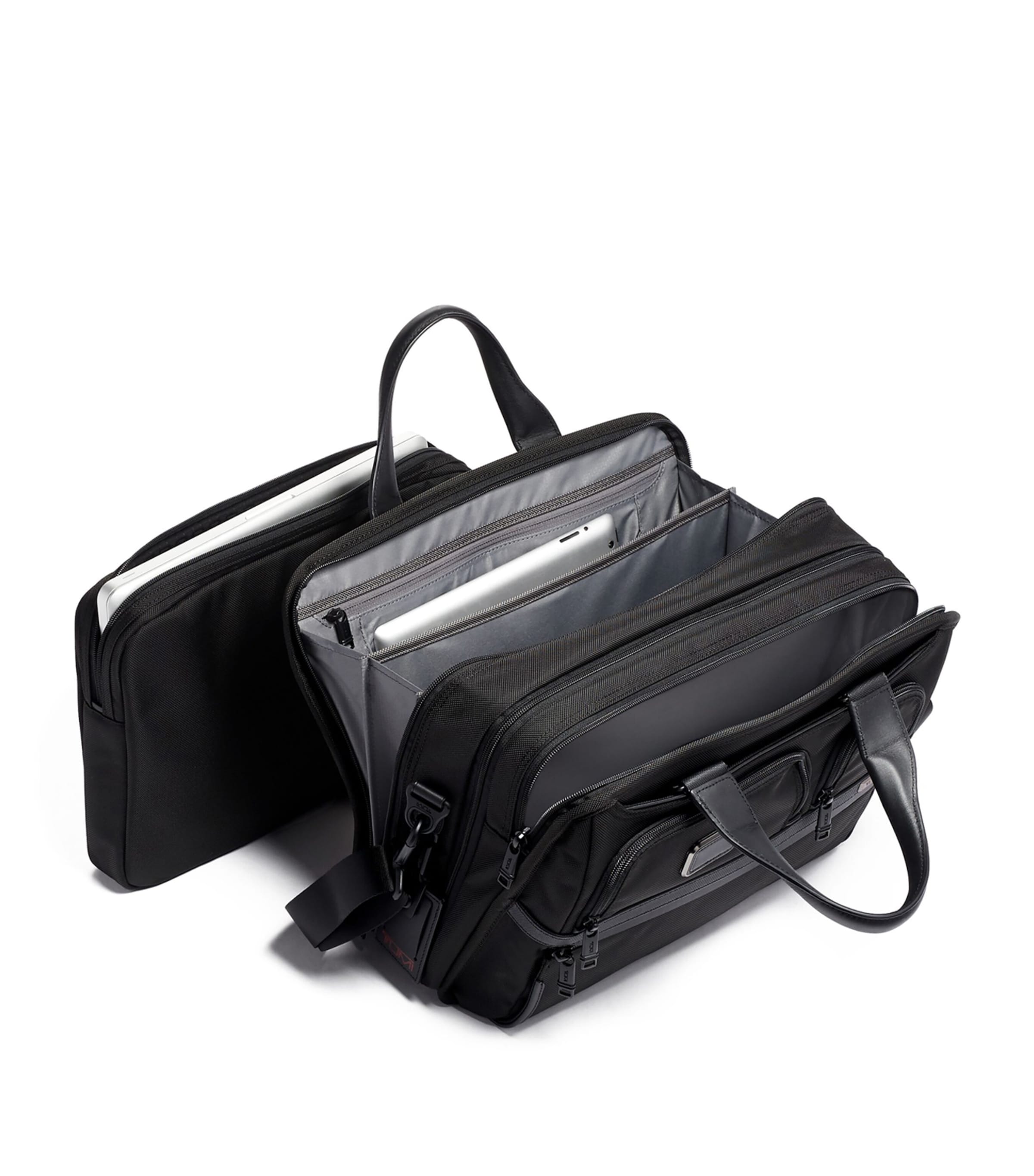 Expandable Organiser Laptop Case BLACK Image 5