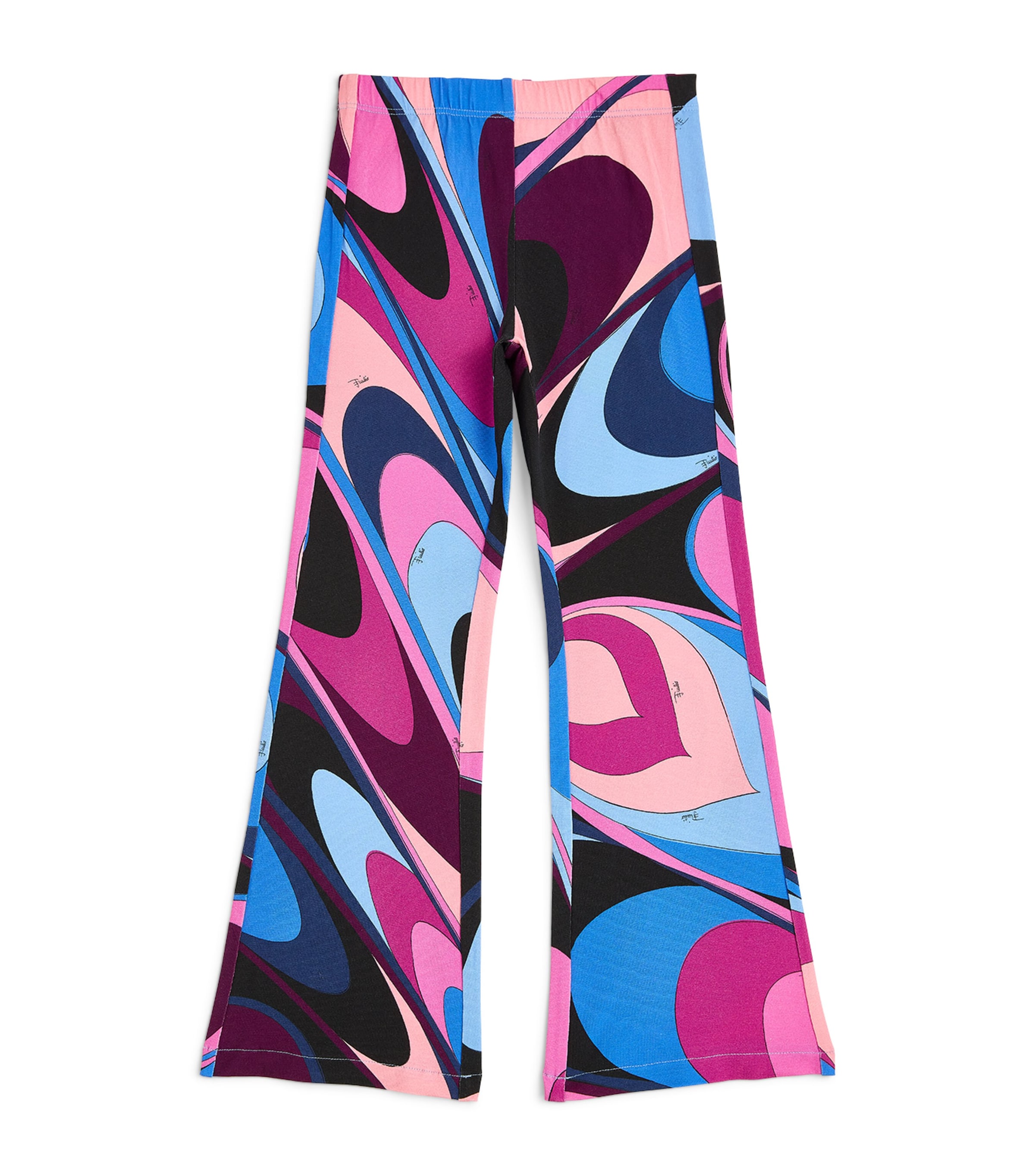 Pucci Junior Kids' Flared Leggings In Multi