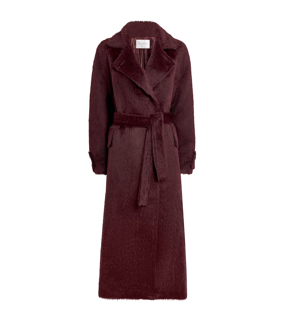 Alpaca-Virgin Wool Coat CHERRY Image 1