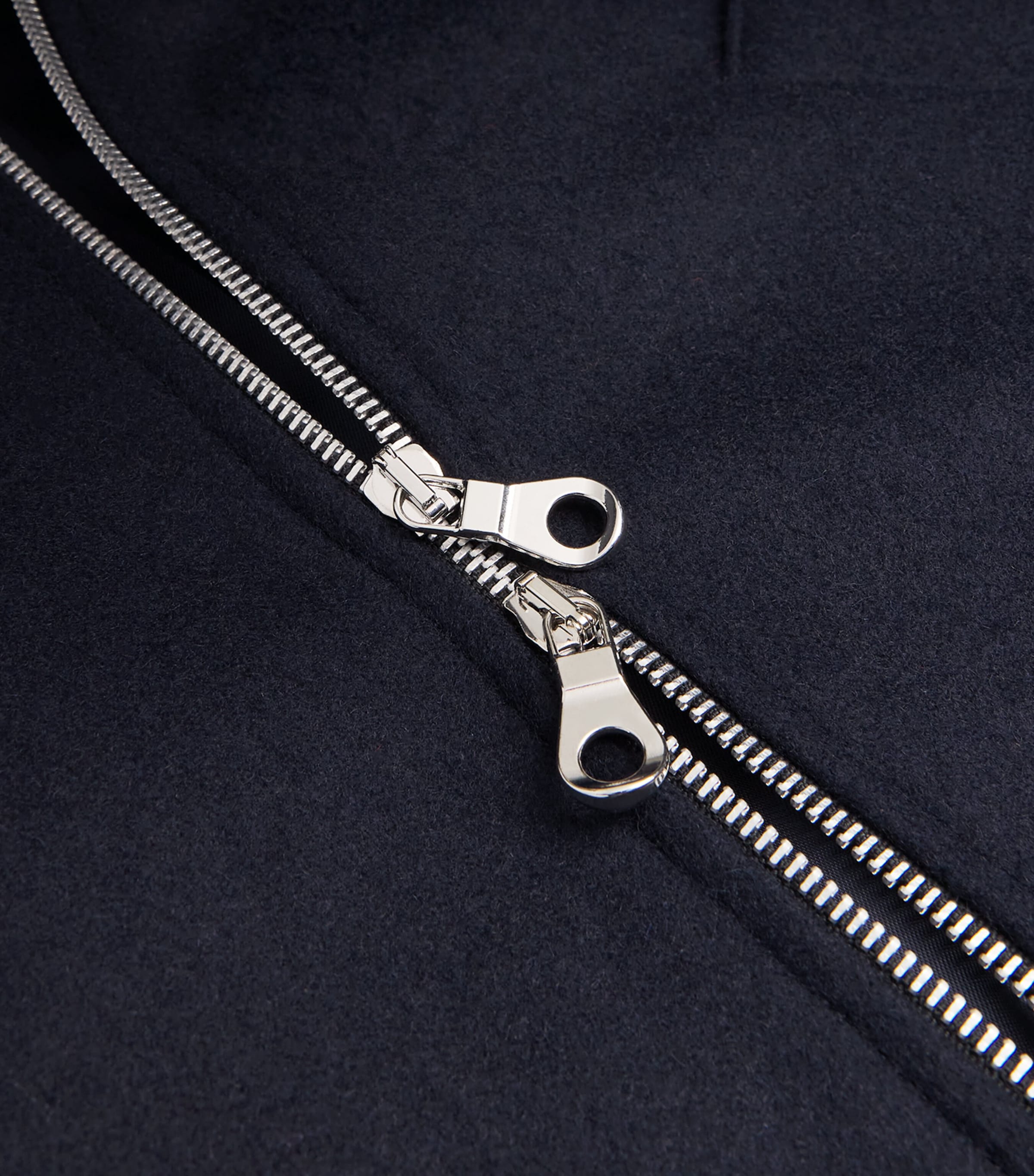 Wool Bomber Jacket NAVY Image 5