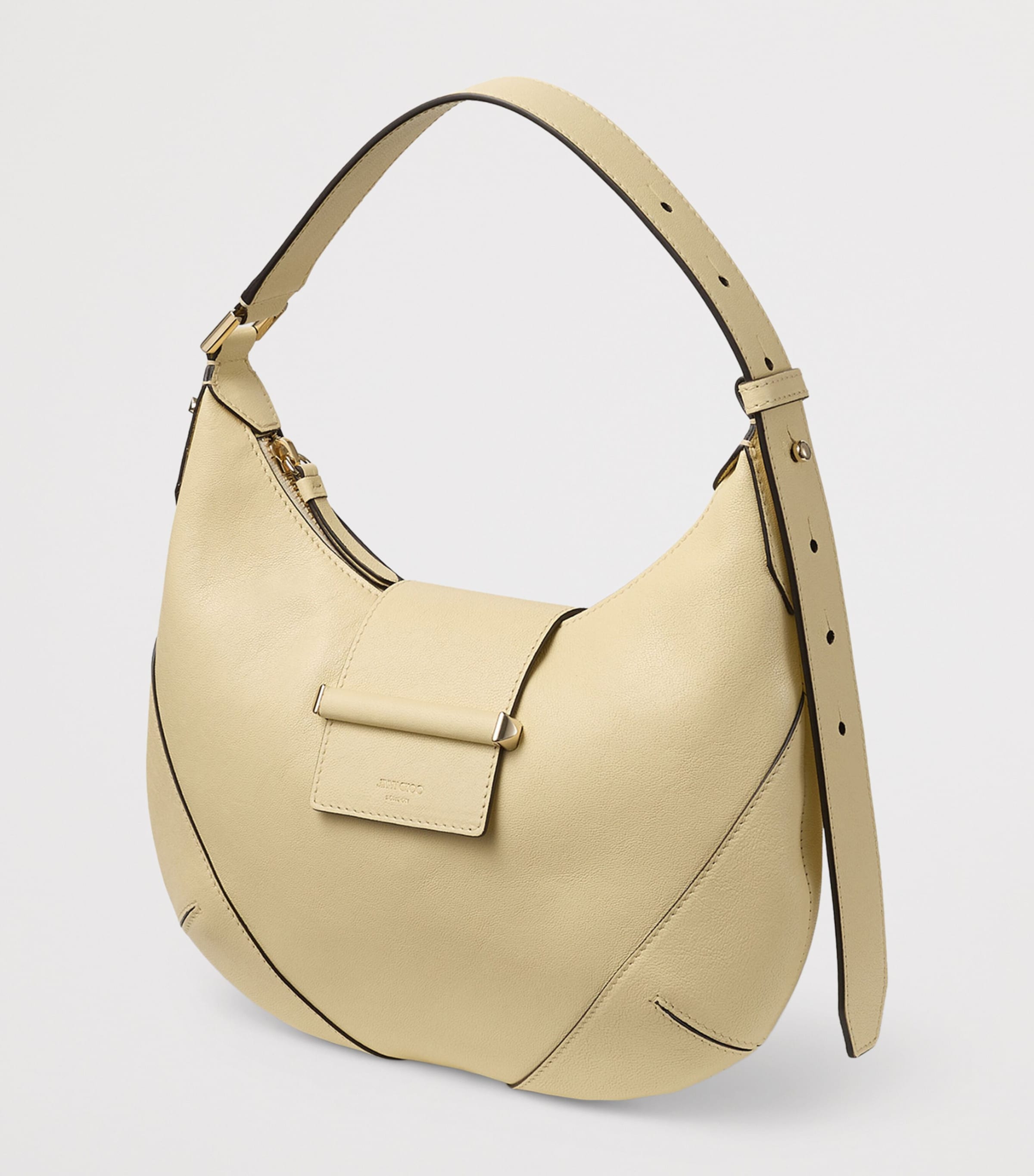 Small Bar Leather Shoulder Bag BUTTERMILK/SHINY GOL Image 3