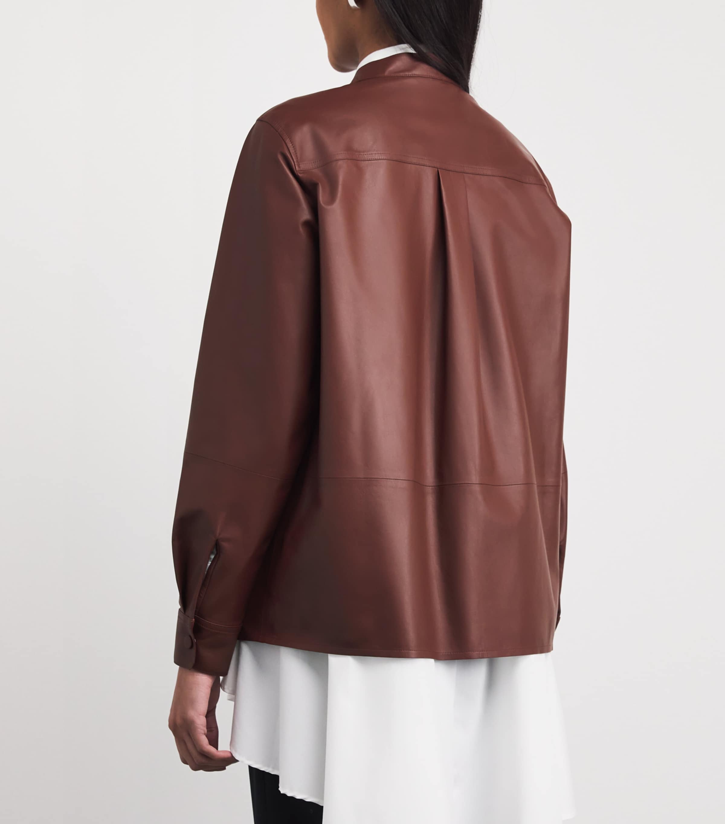 Yves Salomon Womens Lambskin Shirt Image 5