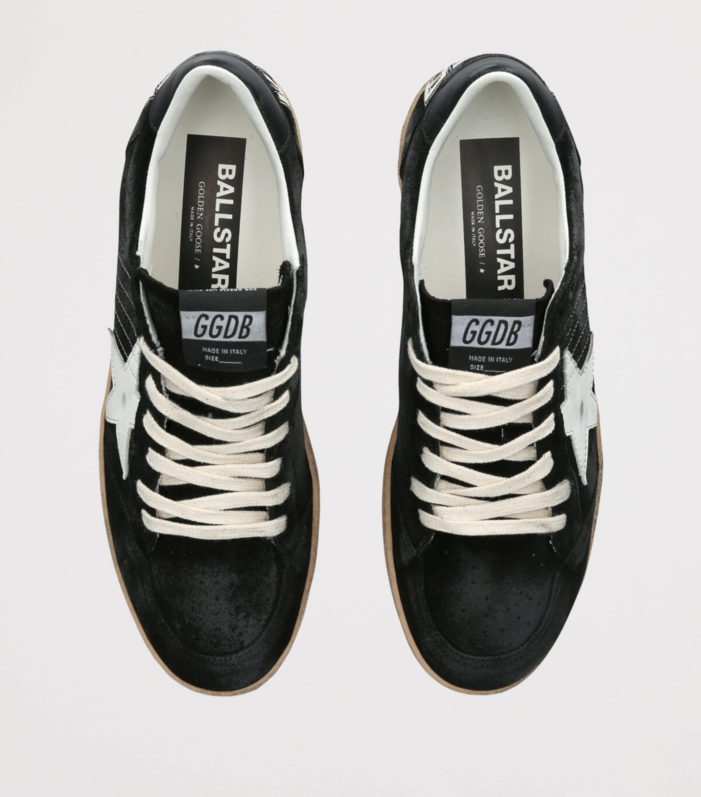 Golden Goose Black Suede Ball Star Sneakers | Harrods US