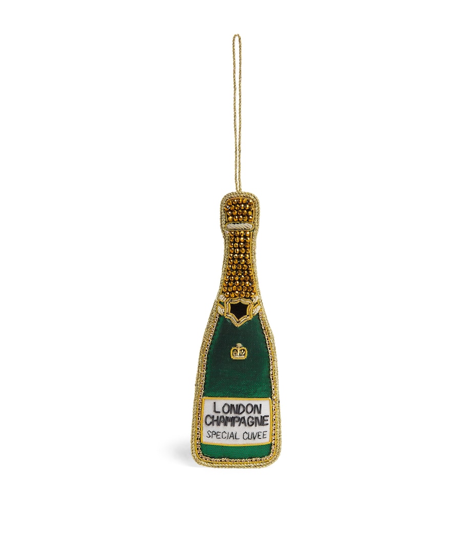 Tinker Tailor Champagne Bottle Tree Decoration Image 1
