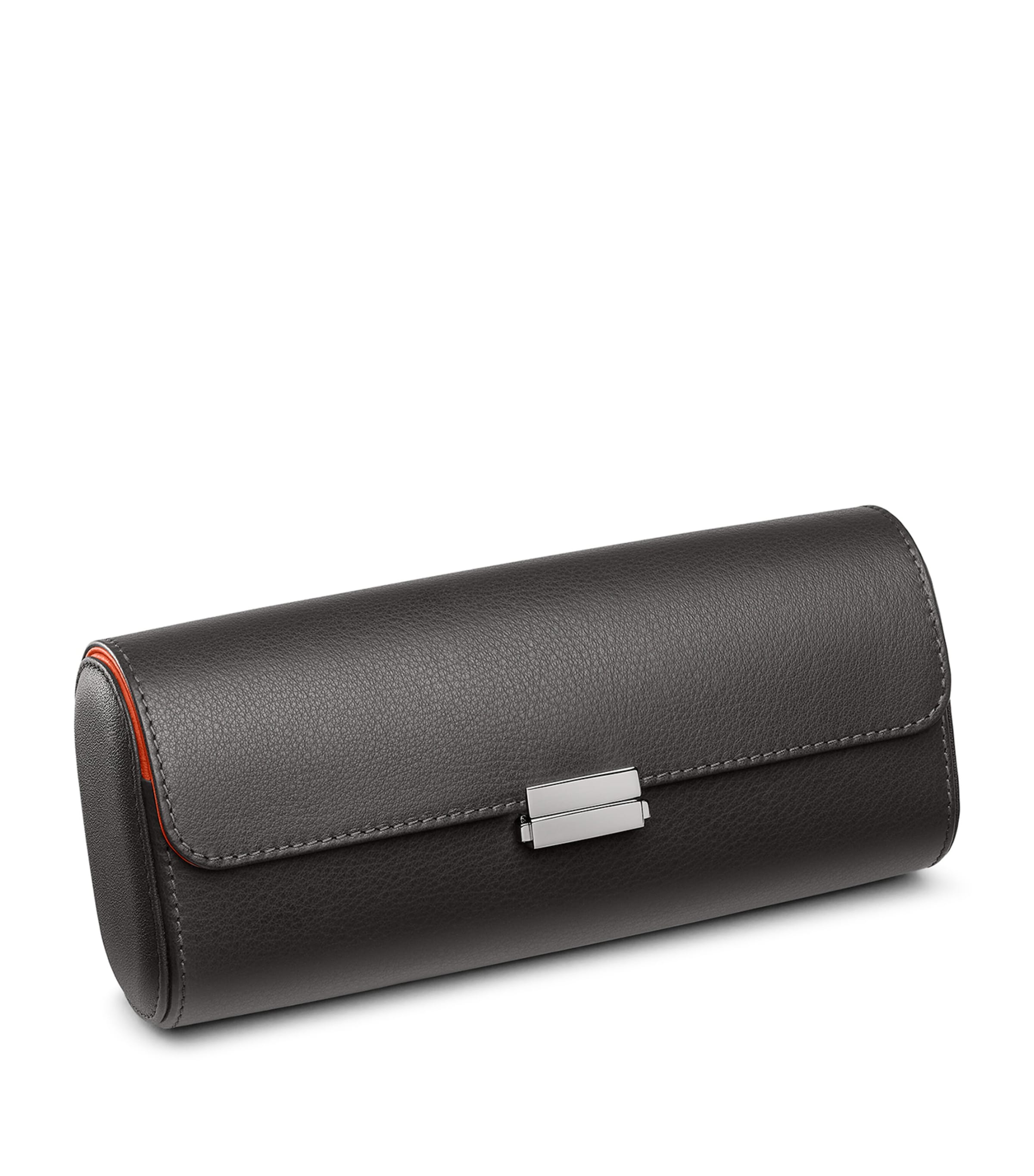 Scatola Del Tempo Leather Pochette Watch Case Grey Image 2