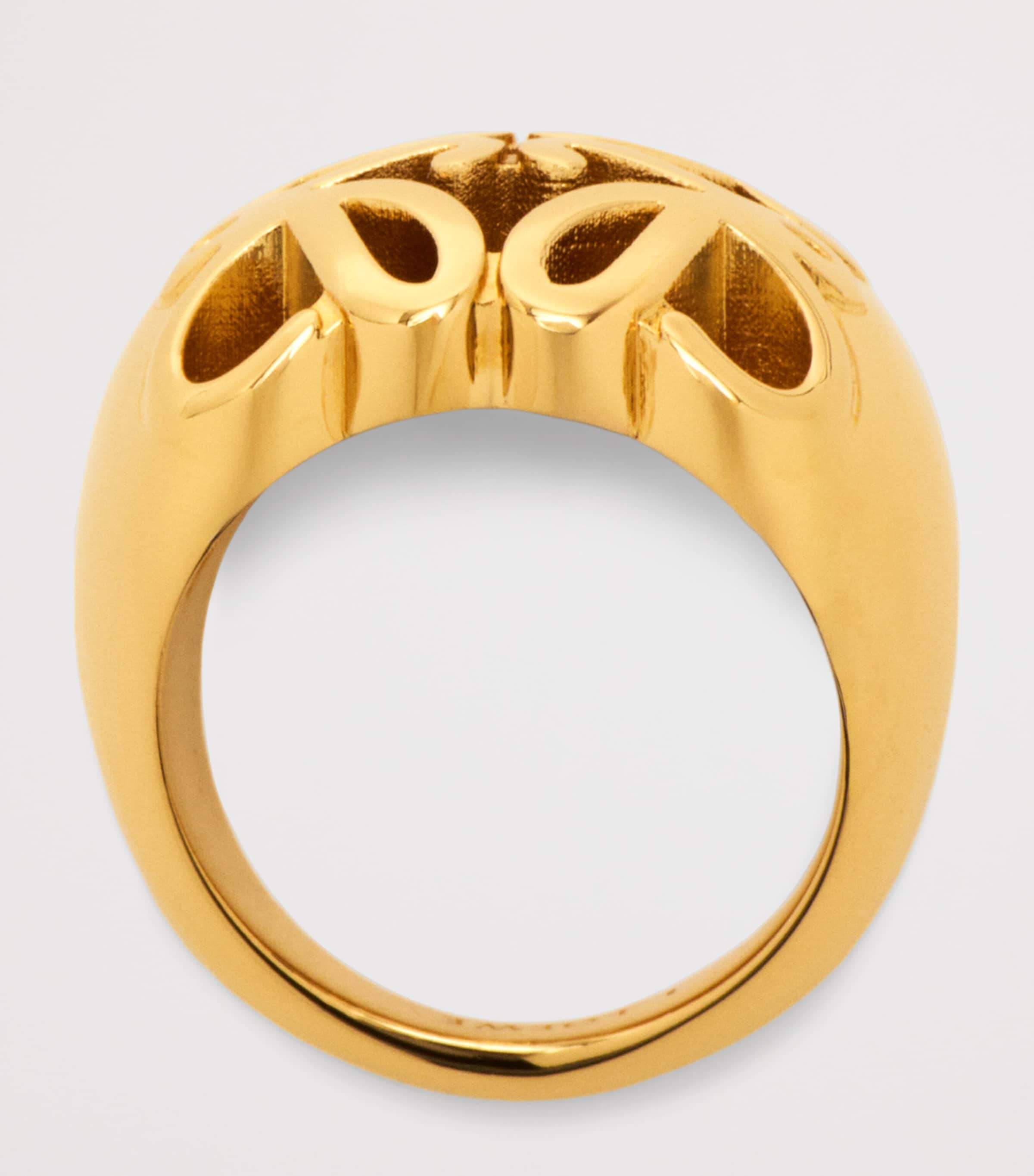 Bombe Anagram Ring GOLD Image 2